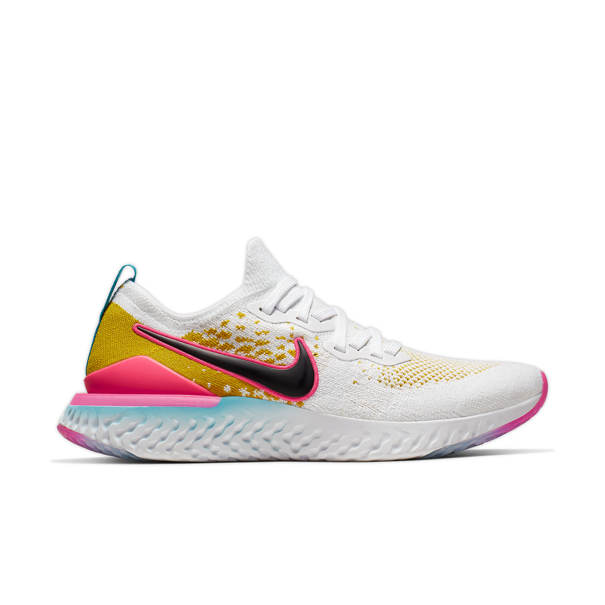 nike epic react flyknit 2 white pink