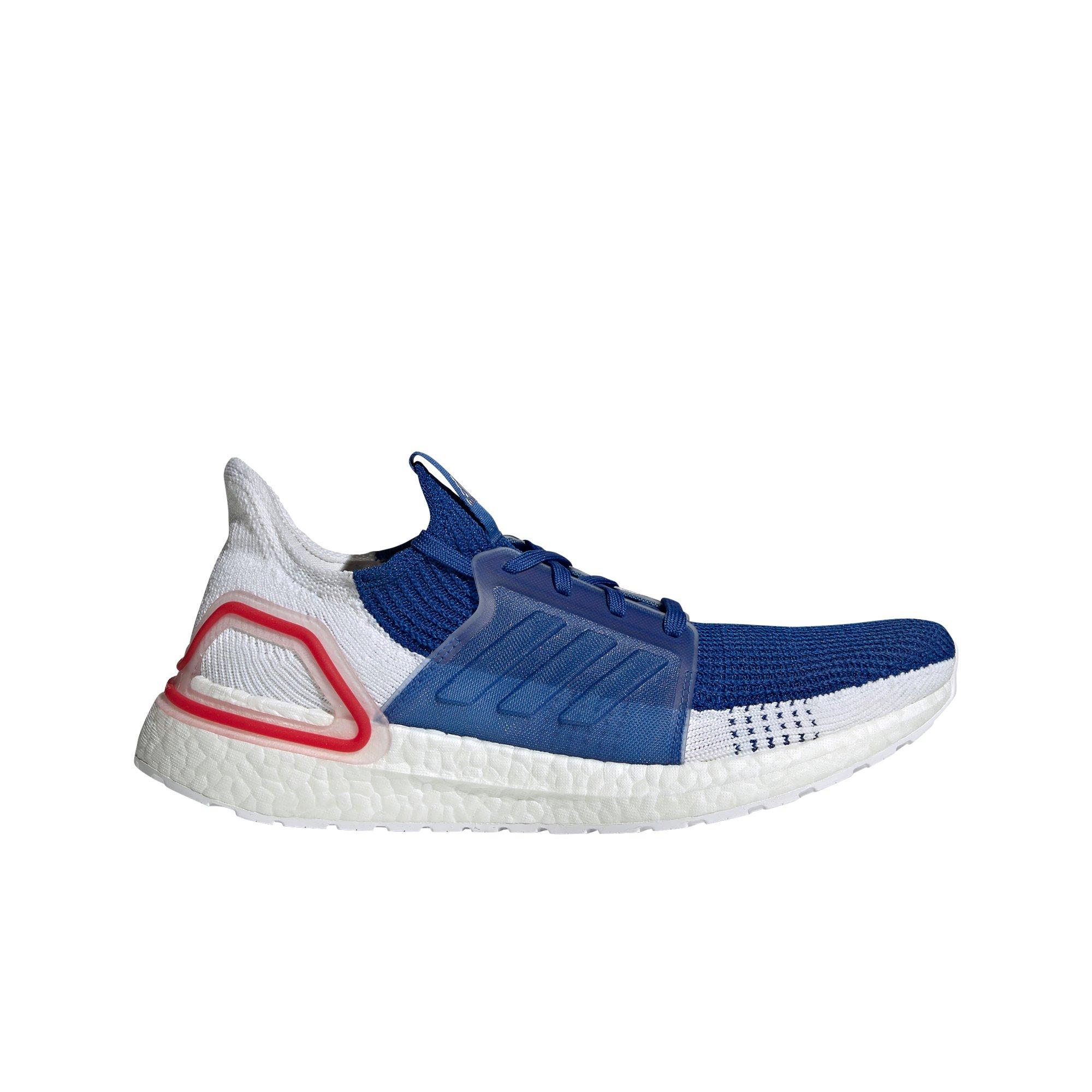 adidas boost red and blue