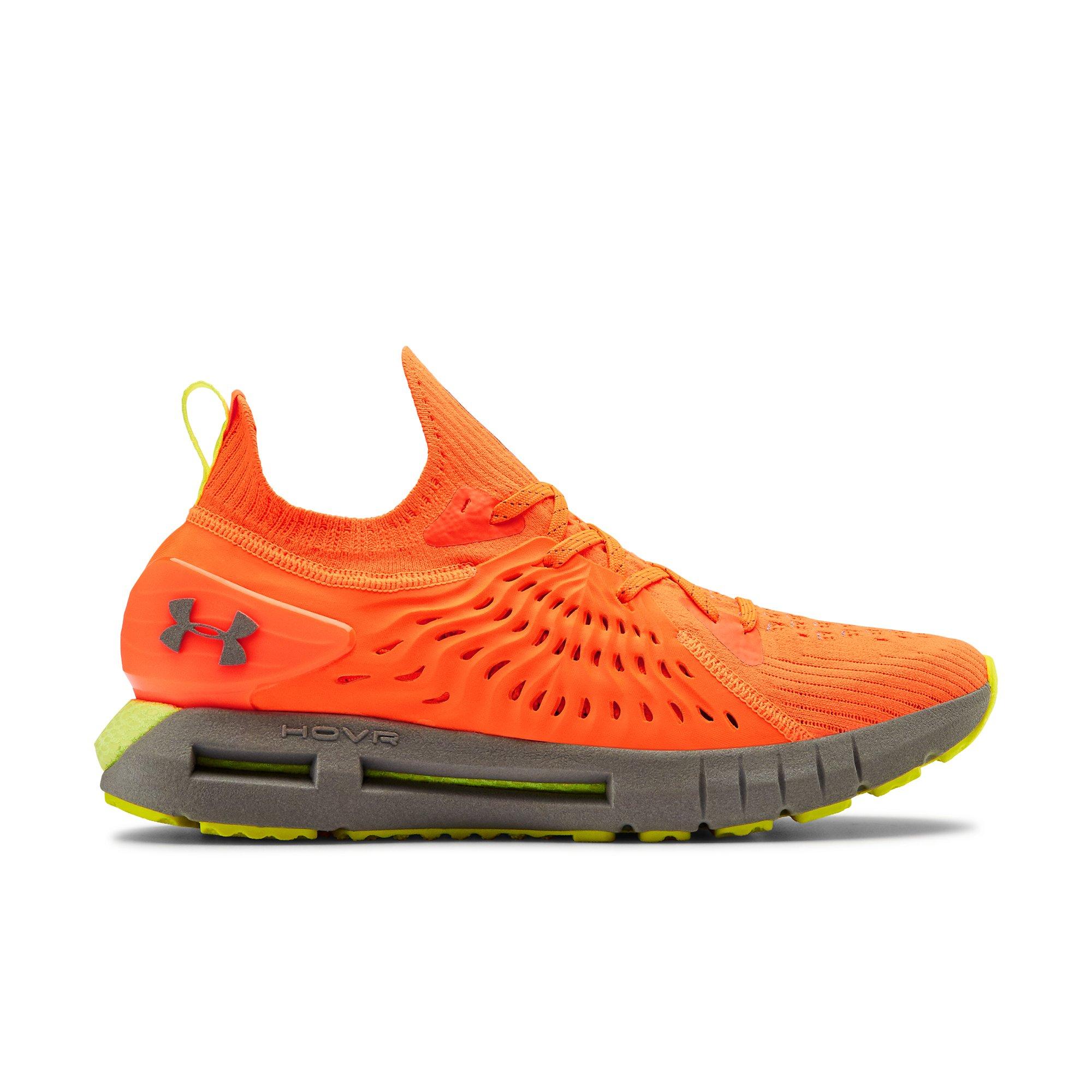 orange running shoes
