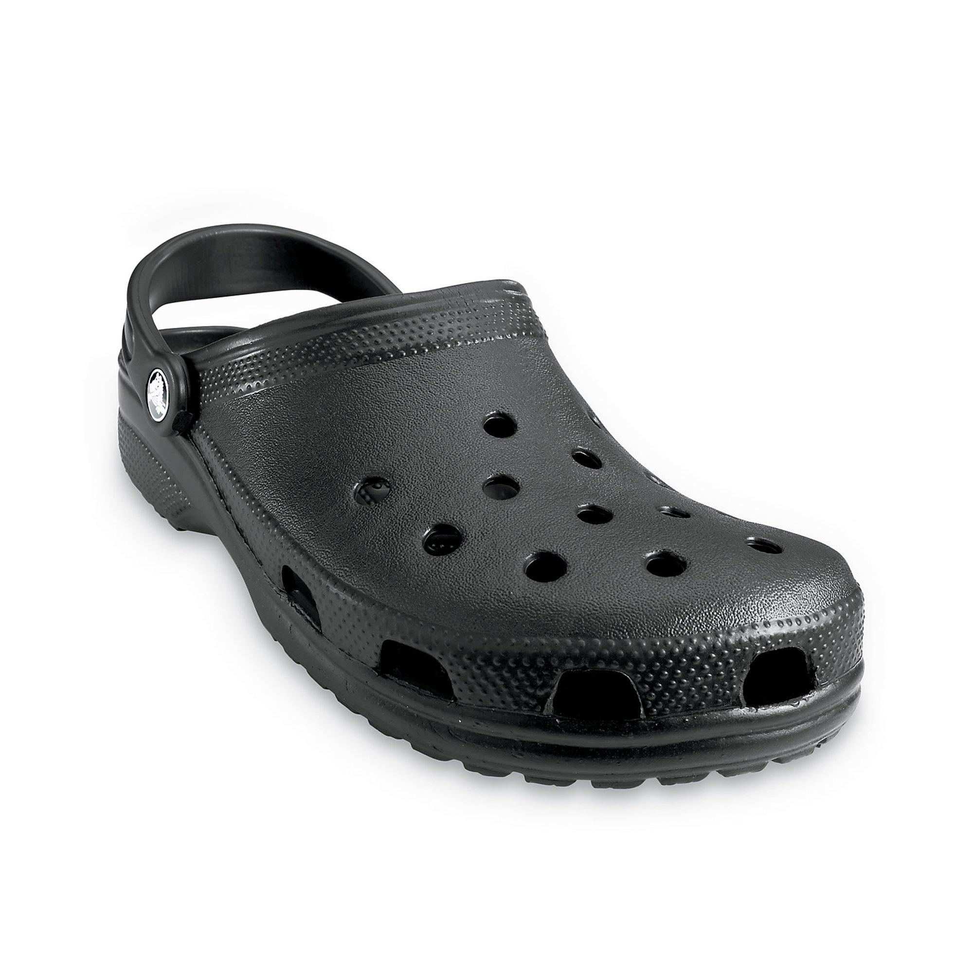 black classic crocs