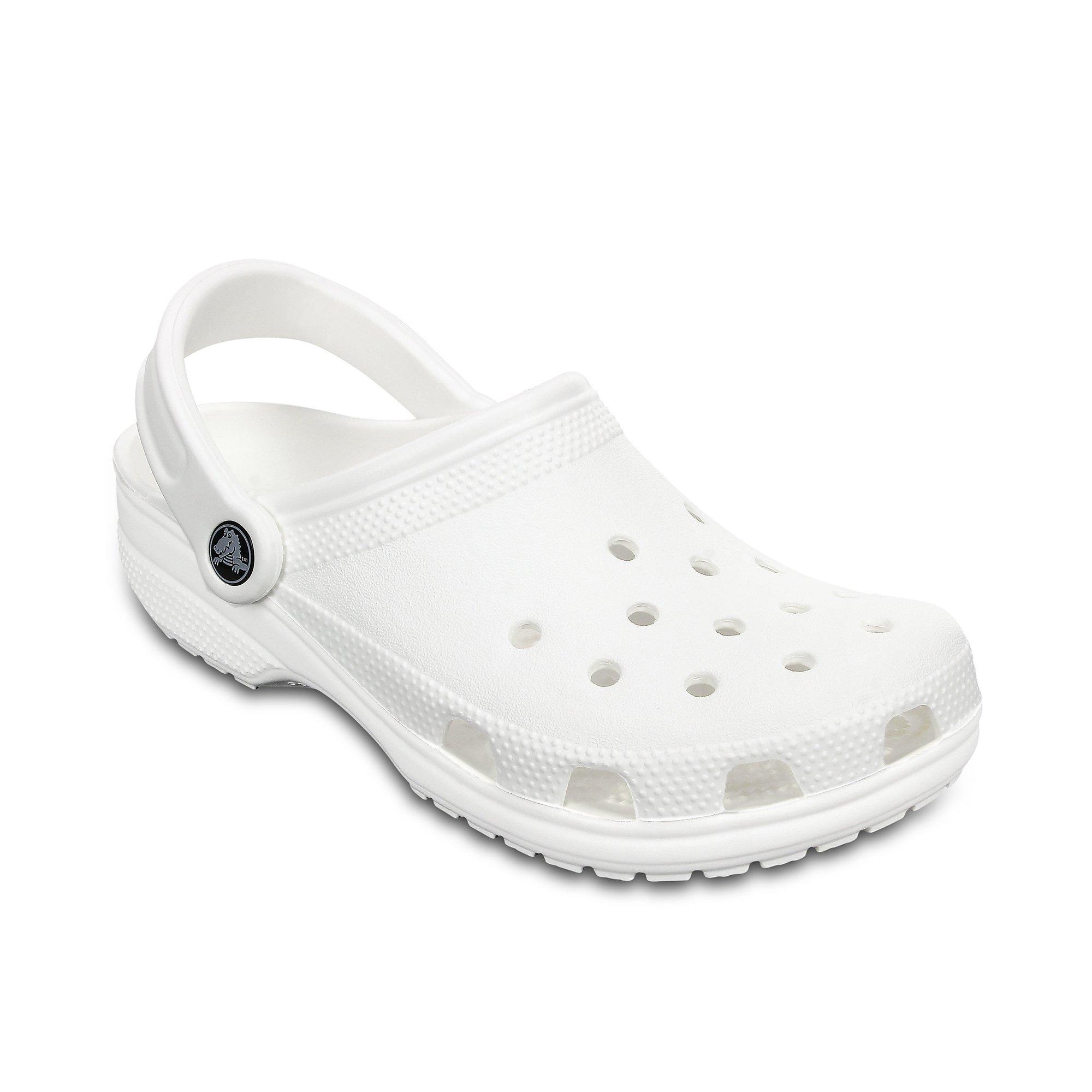 crocs white slippers