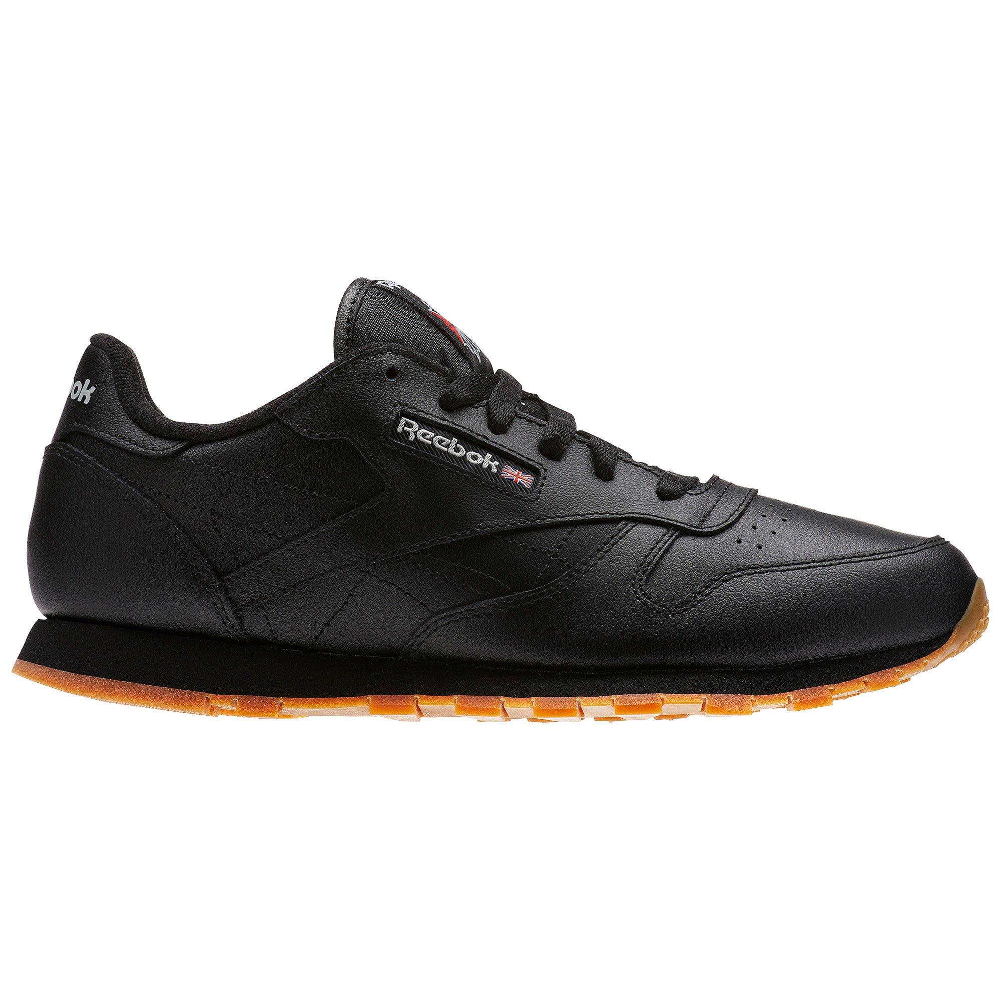 reebok classic leather or black