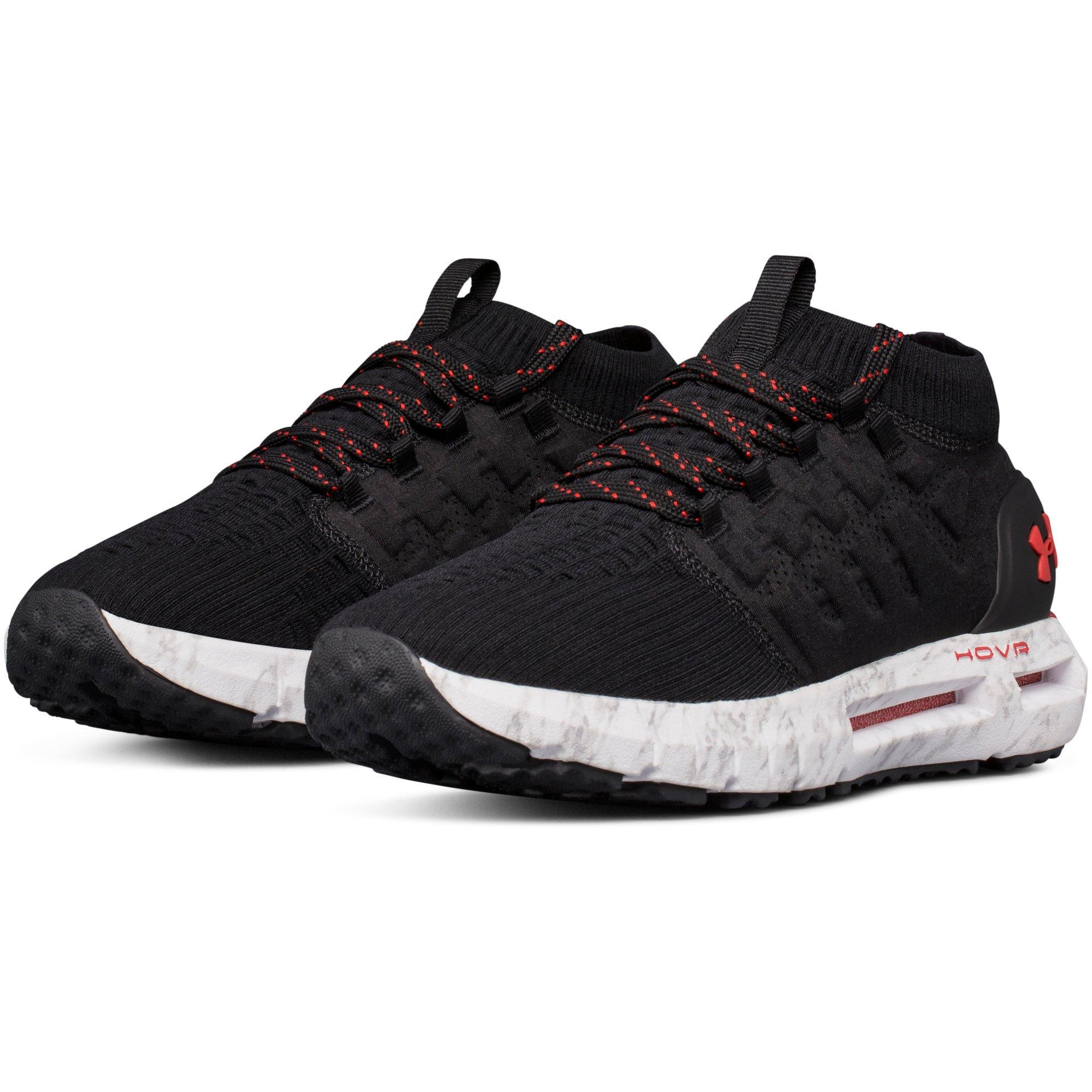 under armour hovr black and red