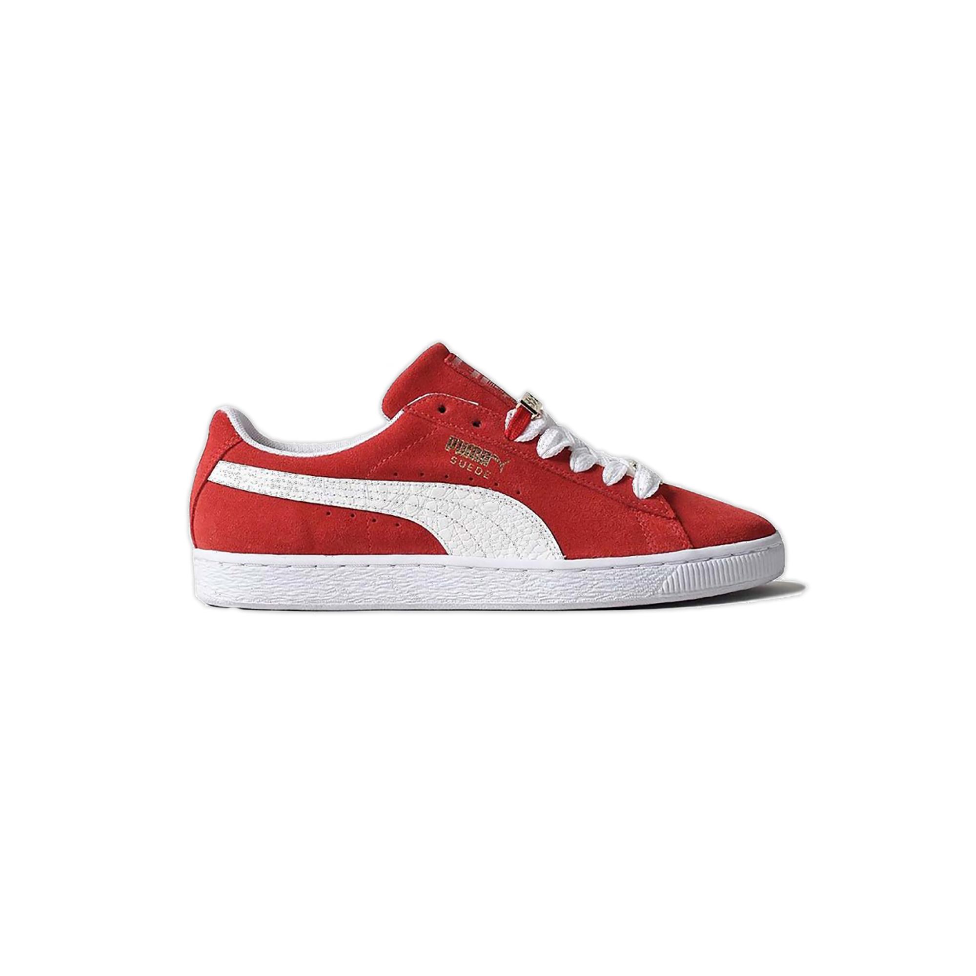 puma suede all red