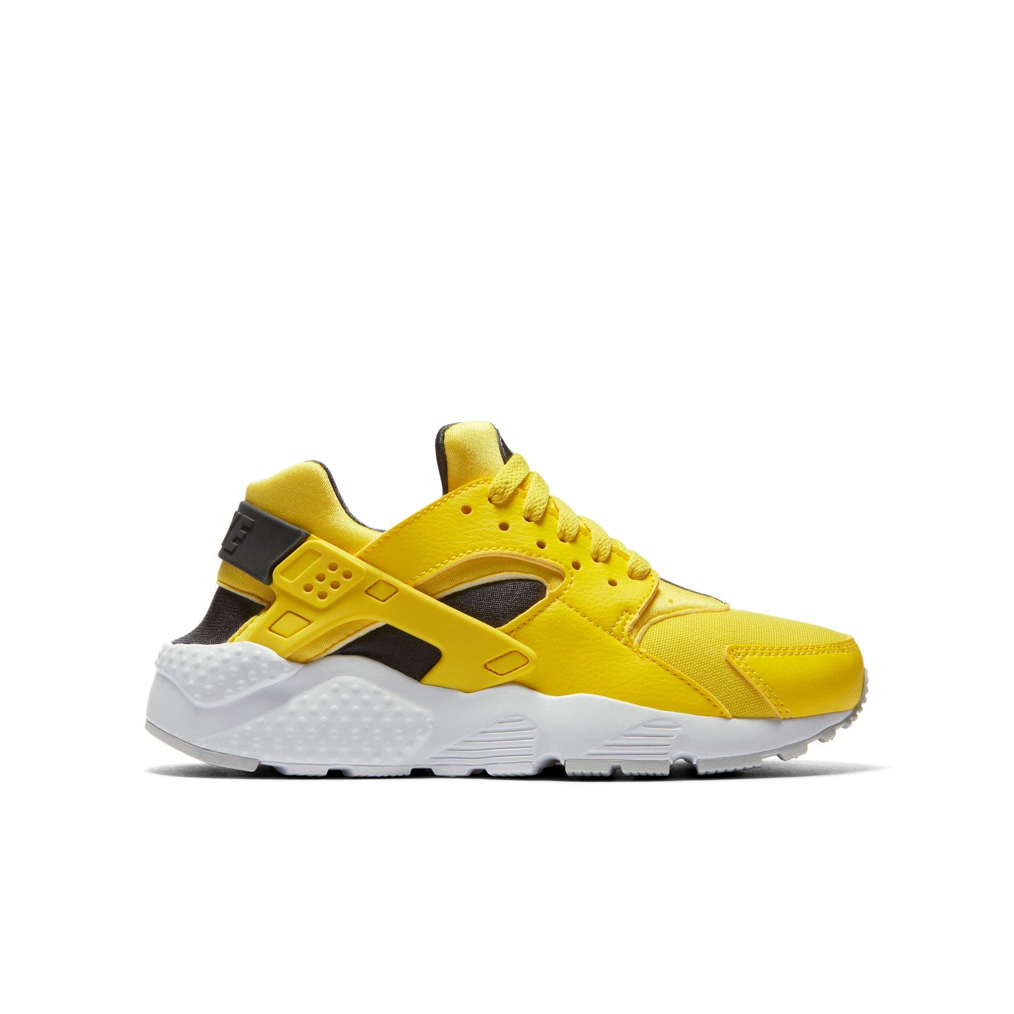 yellow huarache shoes