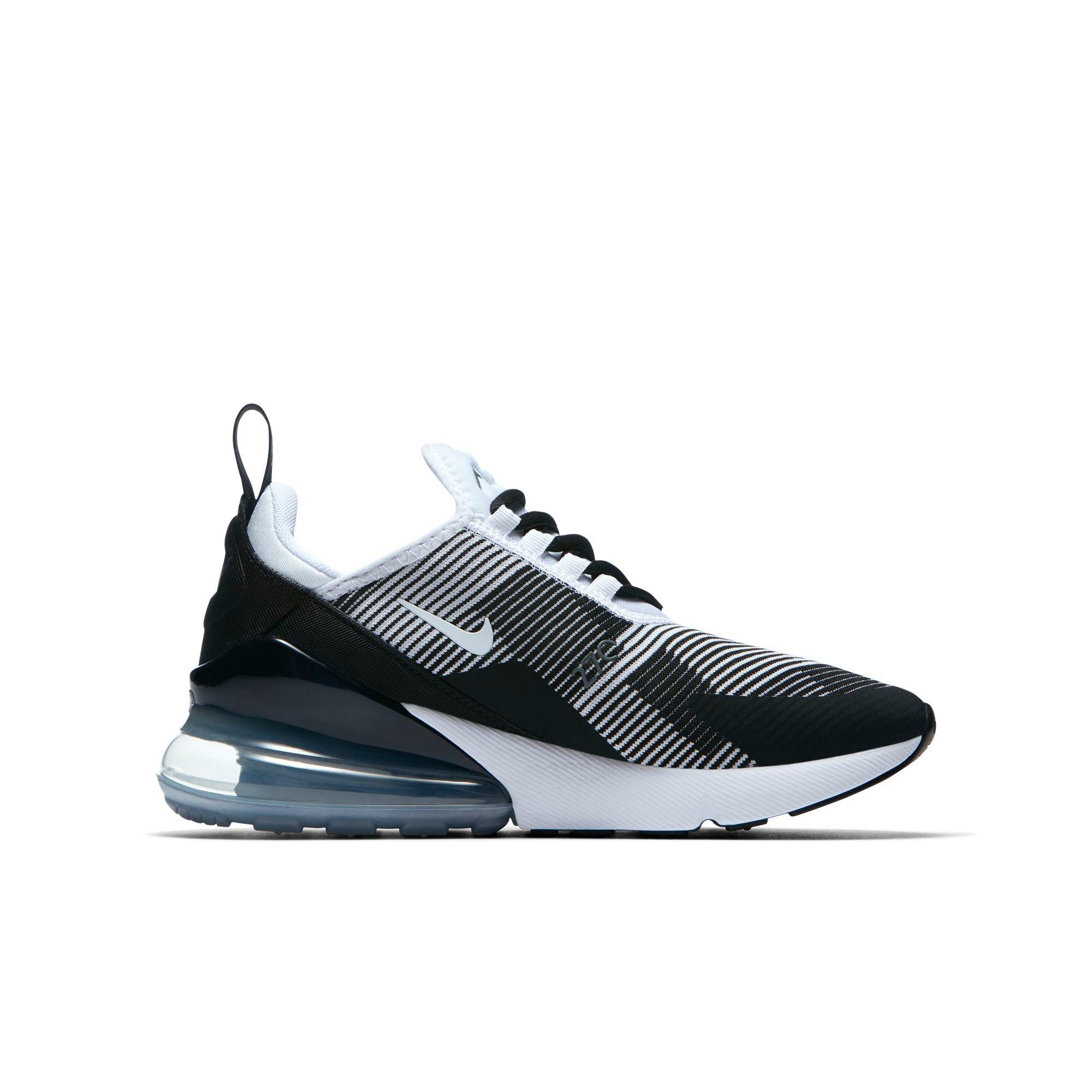 kids nike air max 270 black and white