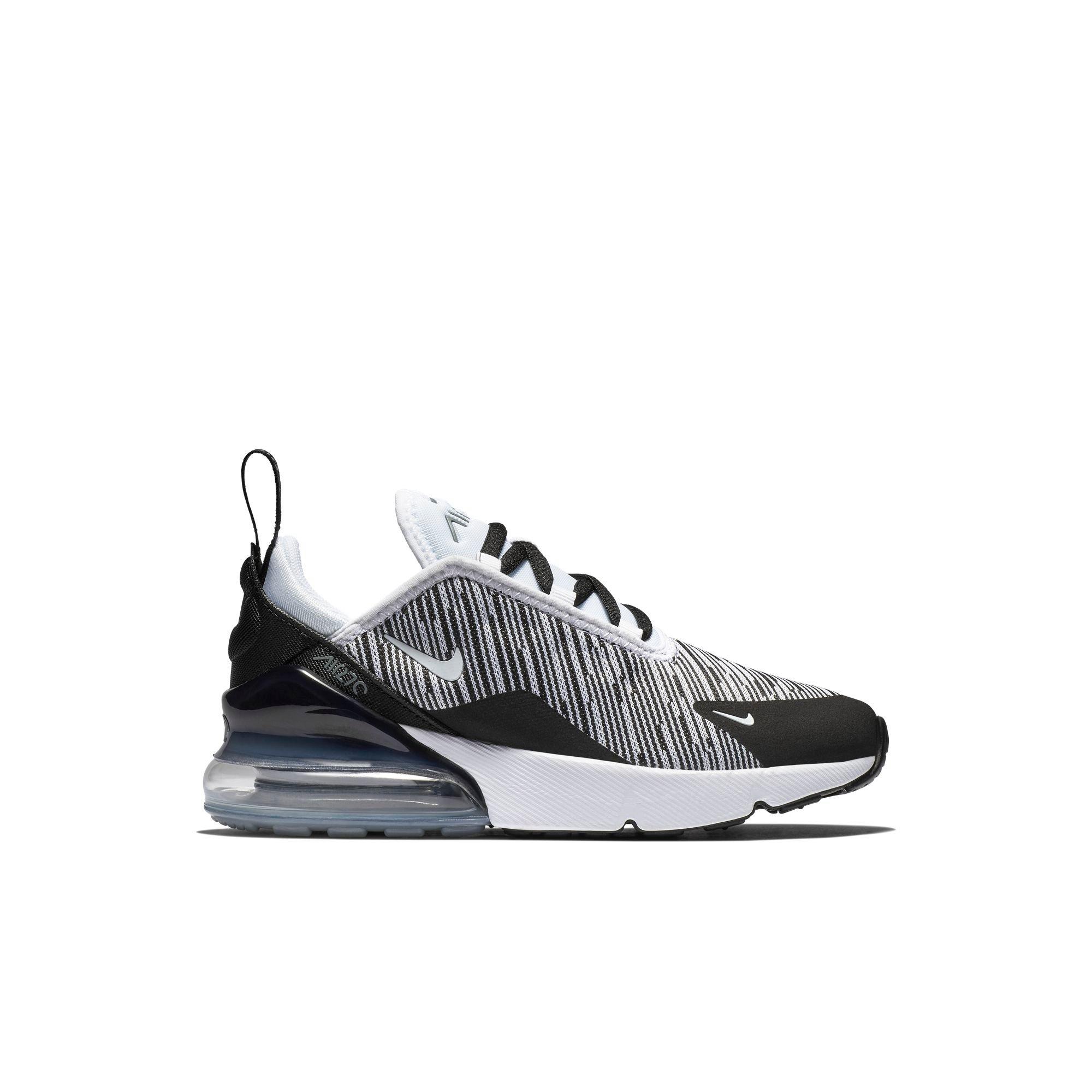 air max 270 black and white kids