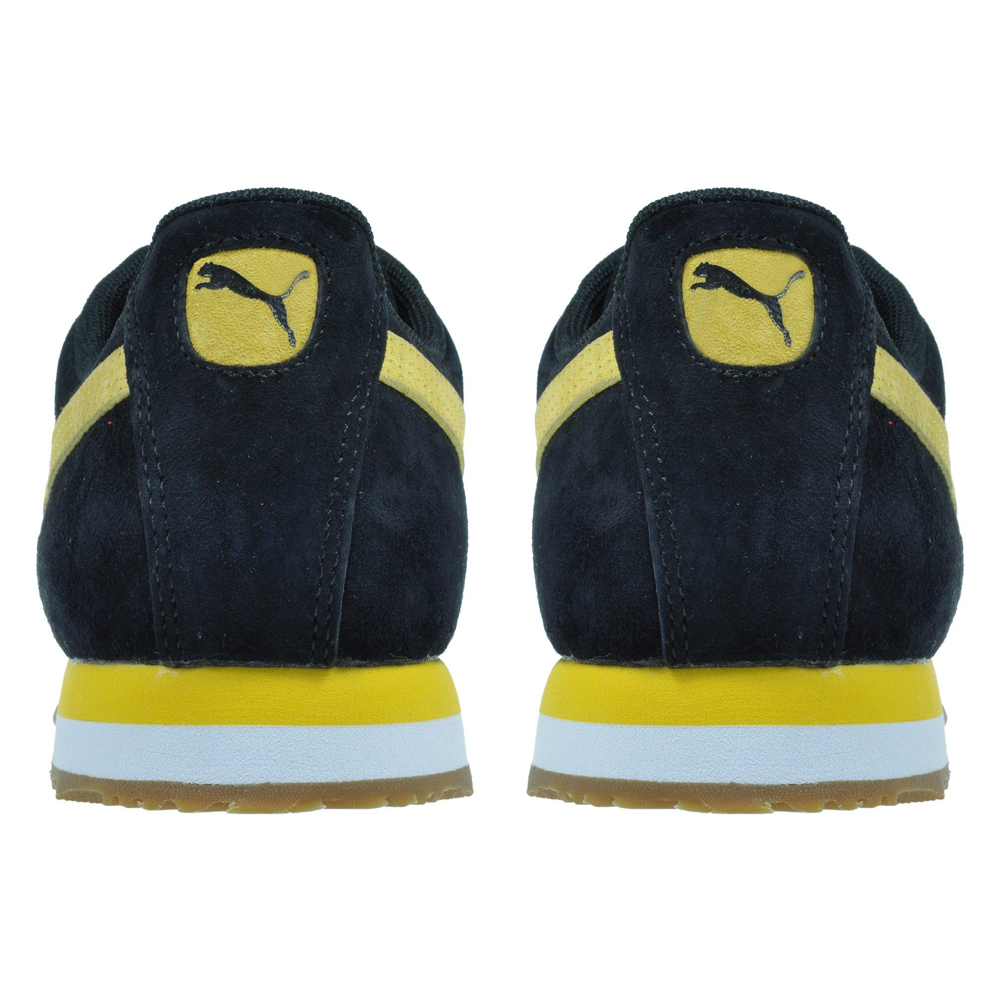 puma roma black and yellow