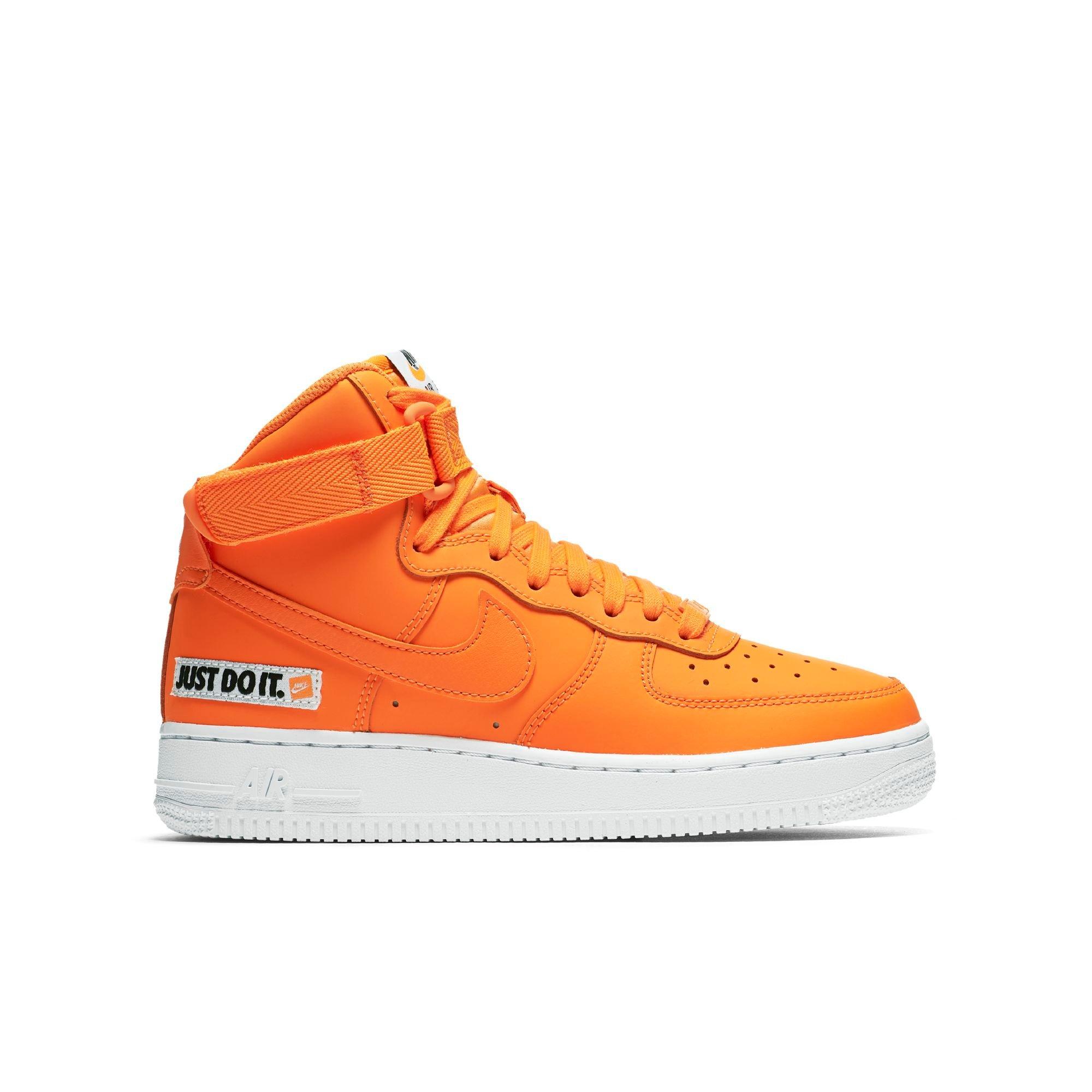 orange high top air force 1