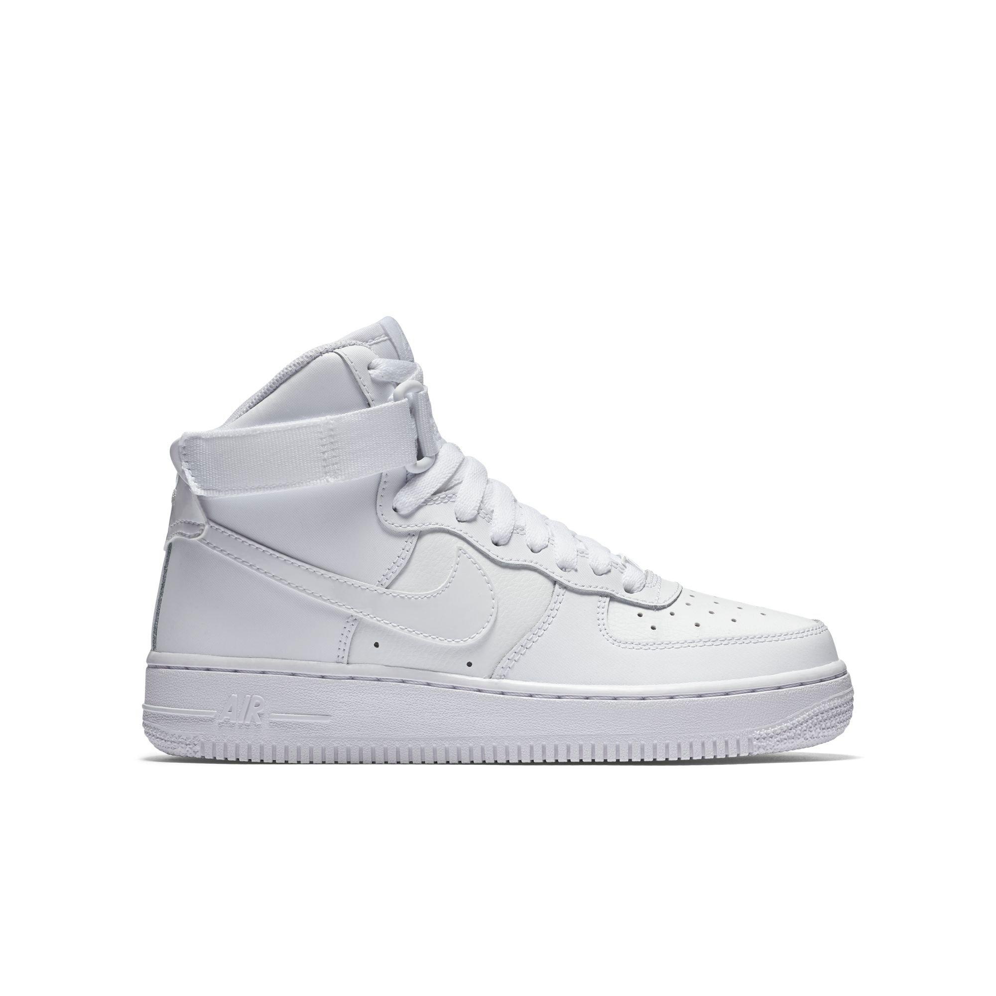 white high top air force 1 grade school