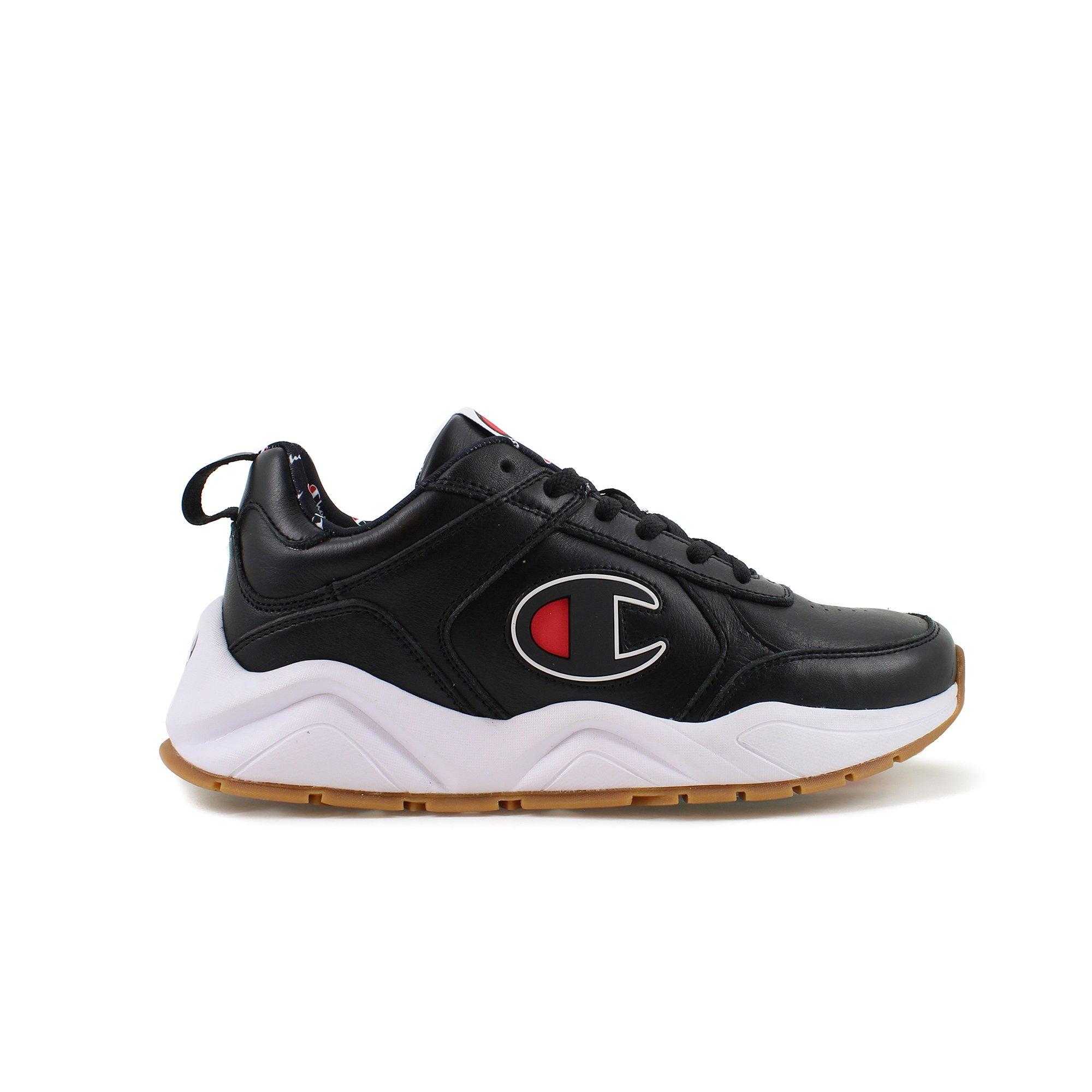 champion 93 eighteen big c white leather shoes