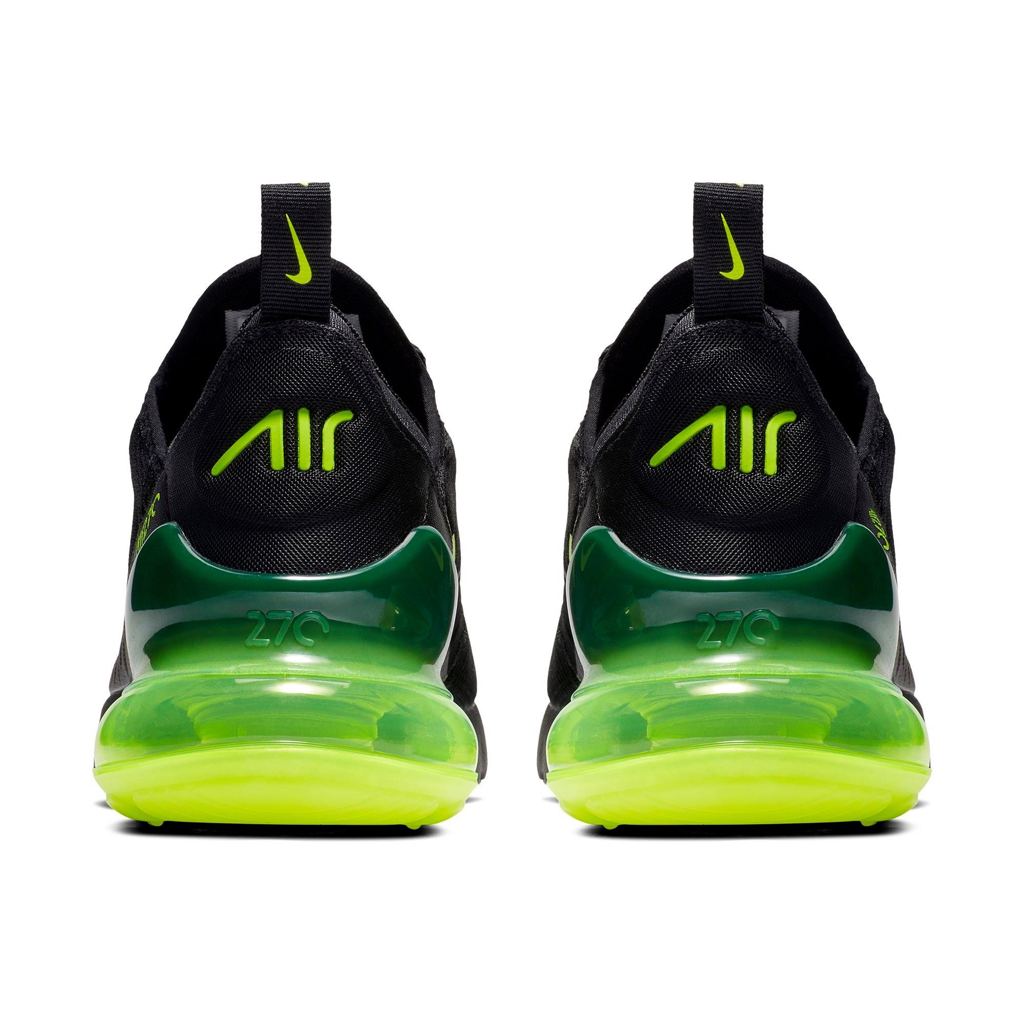 nike air max 270 junior black and green