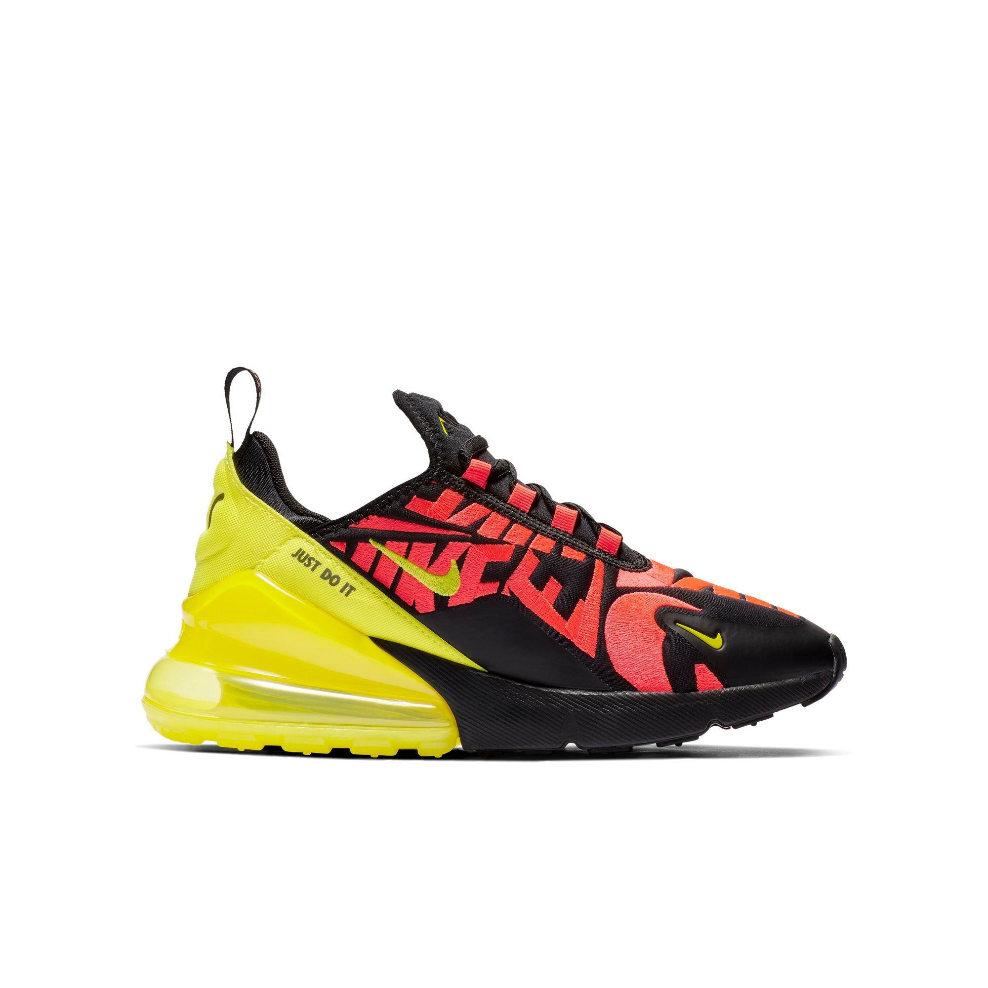 yellow and black air max 270