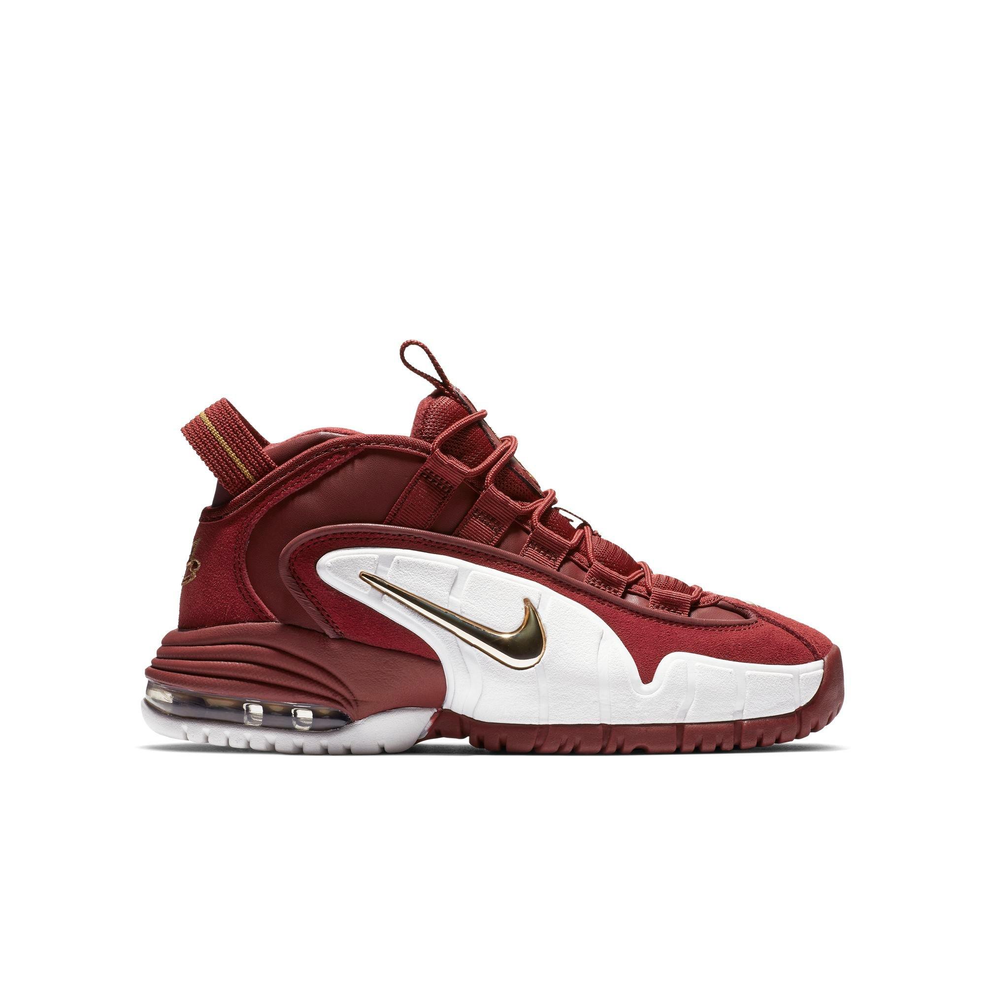 maroon and gold nike sneakers