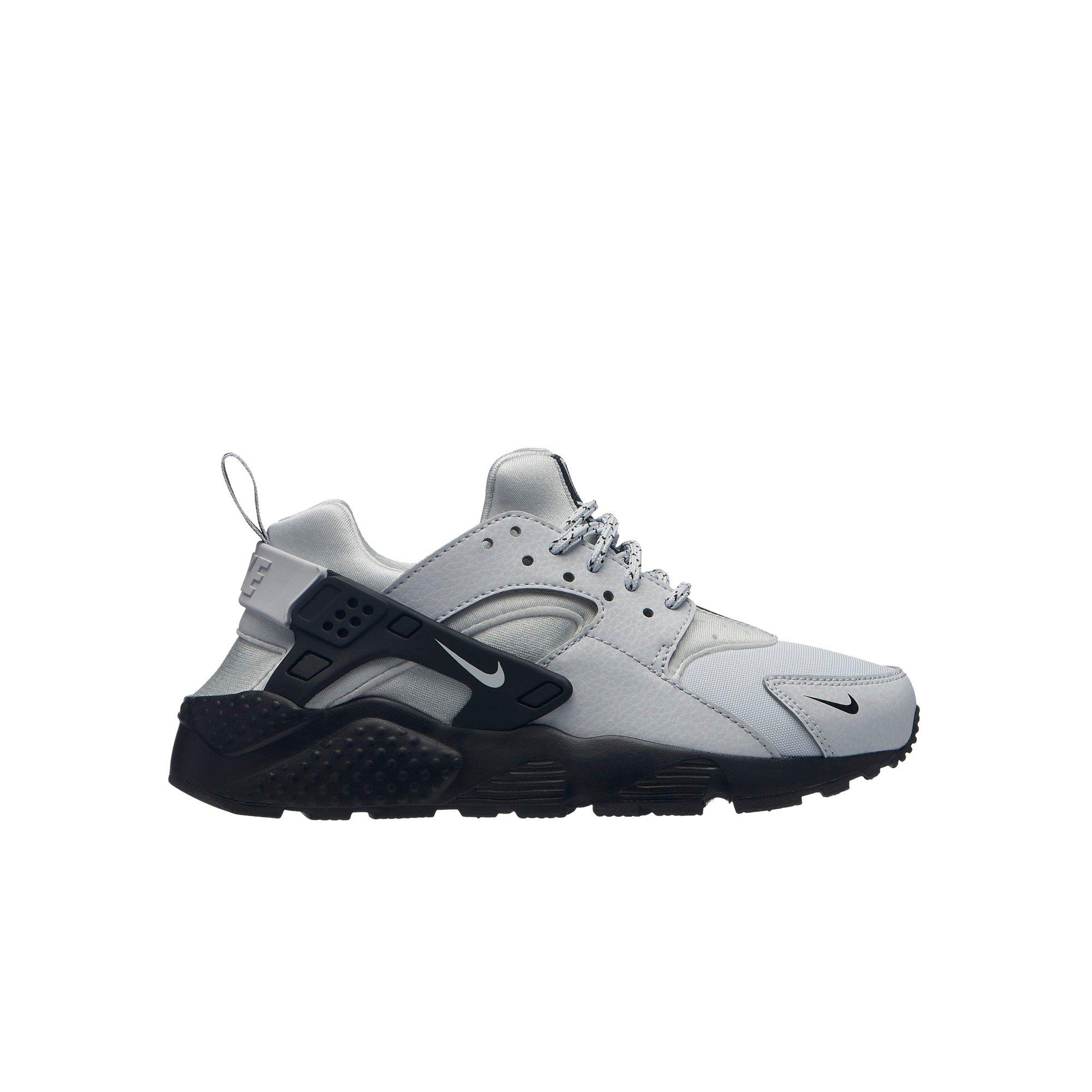 nike huarache grey black