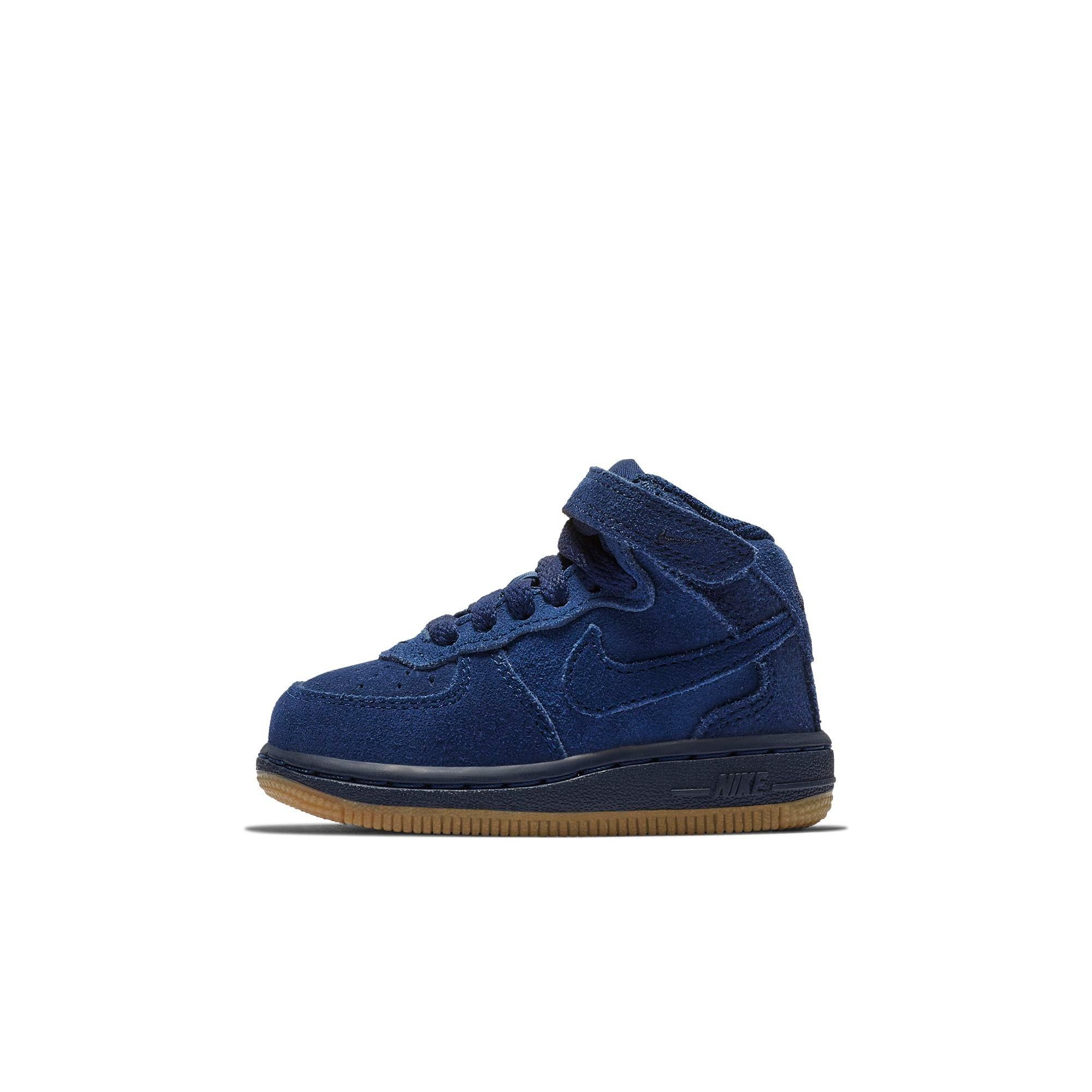 navy blue nike toddler shoes