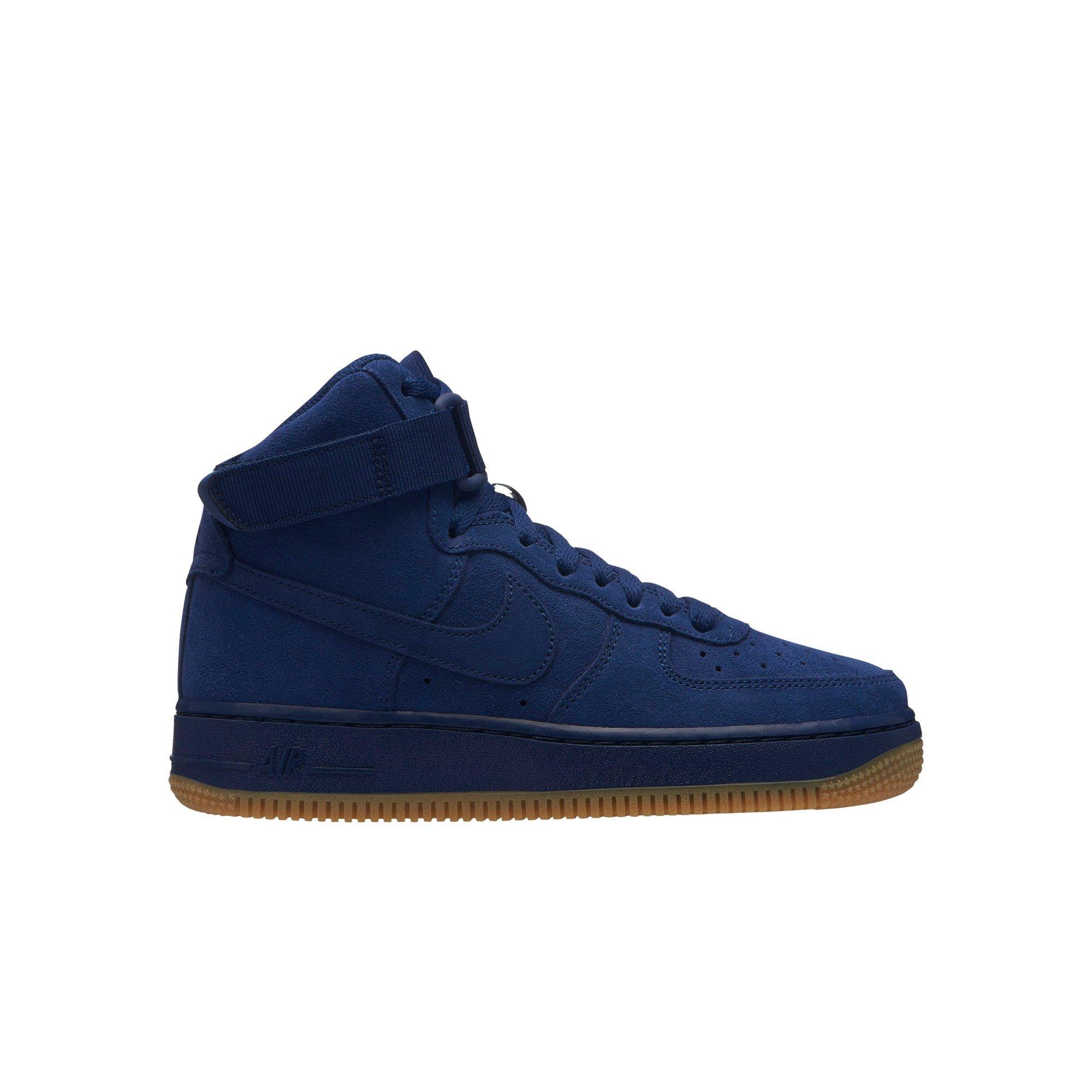 blue high top air force ones
