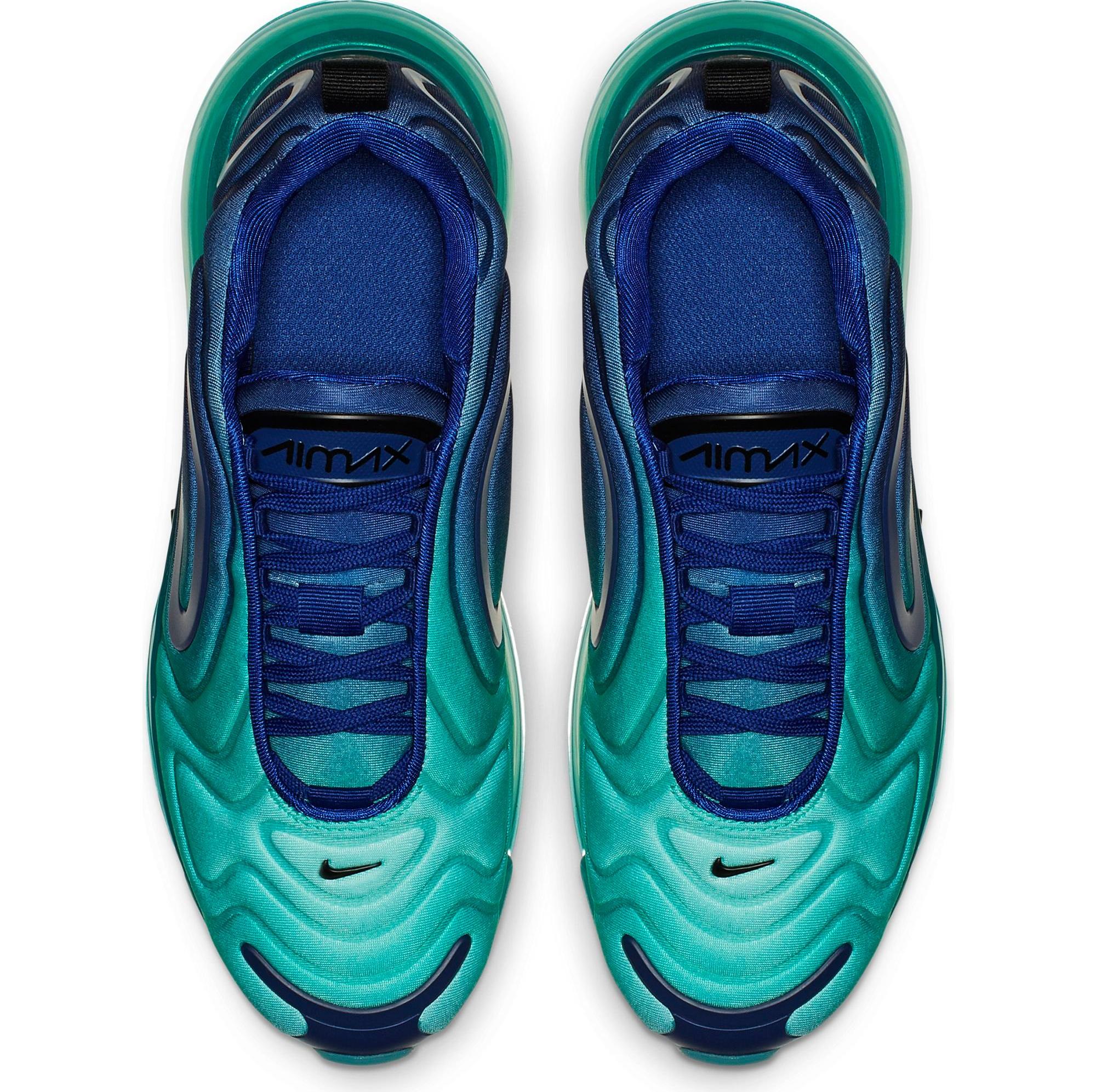 Sneakers Release Nike Air Max 720 Deep Royal Blue Hyper Jade Kids Shoe