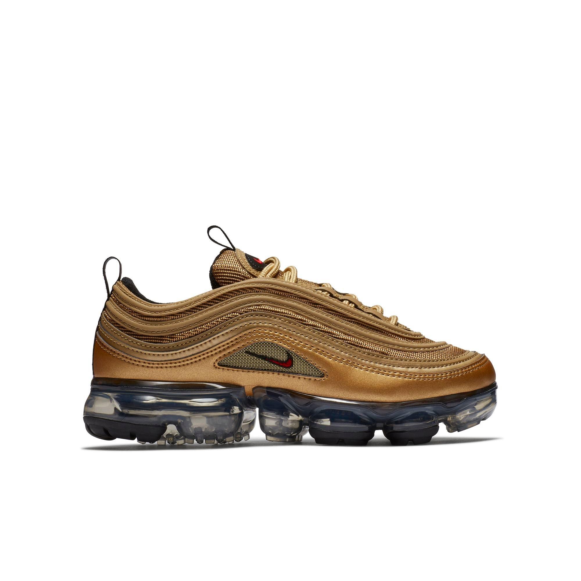 gold nike air max 97 kids