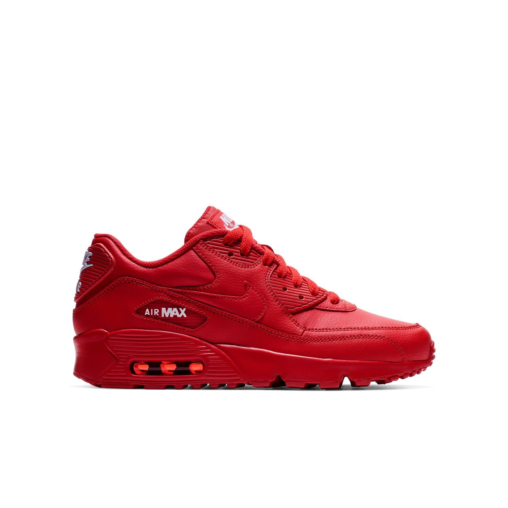 red leather air max