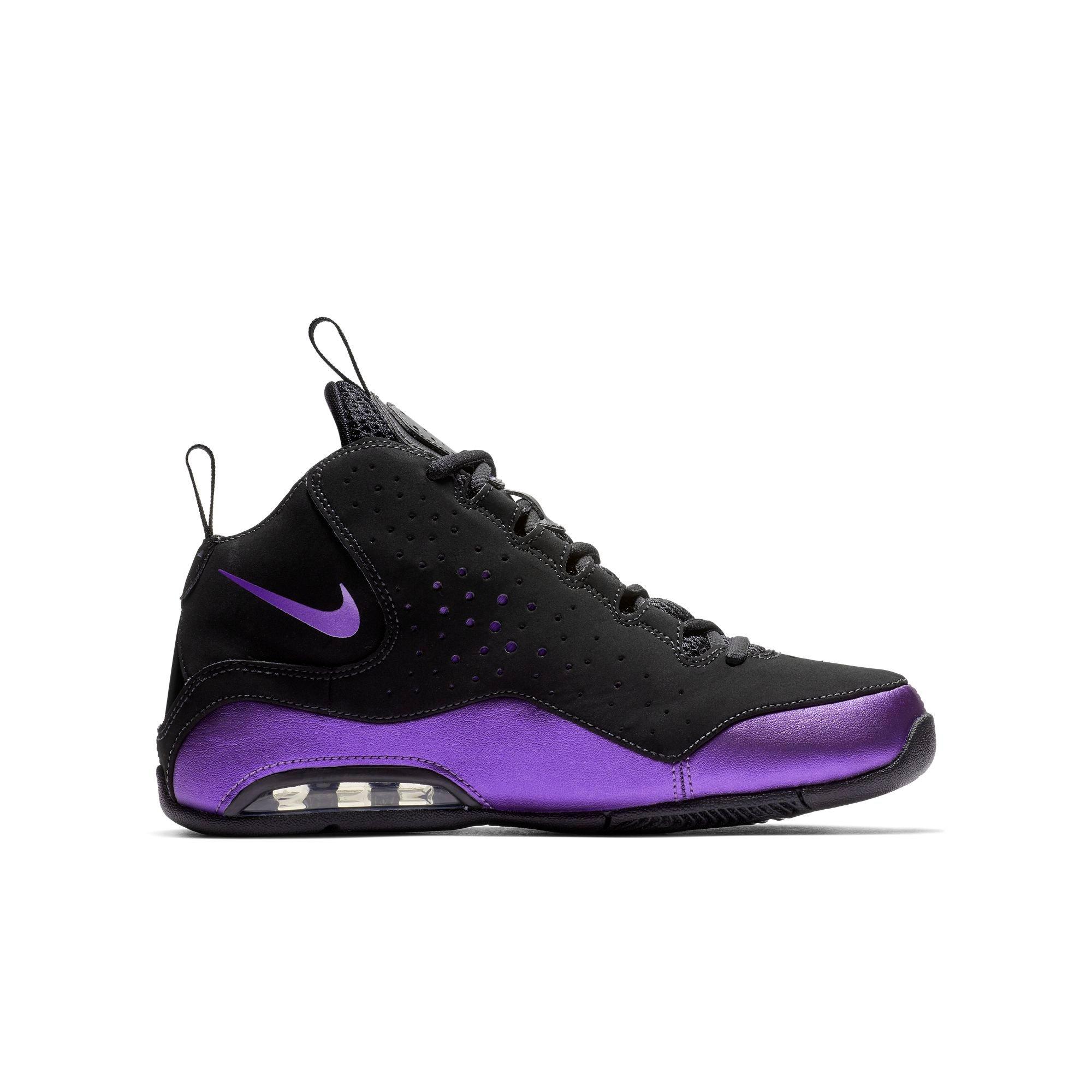 purple and black nike shoes