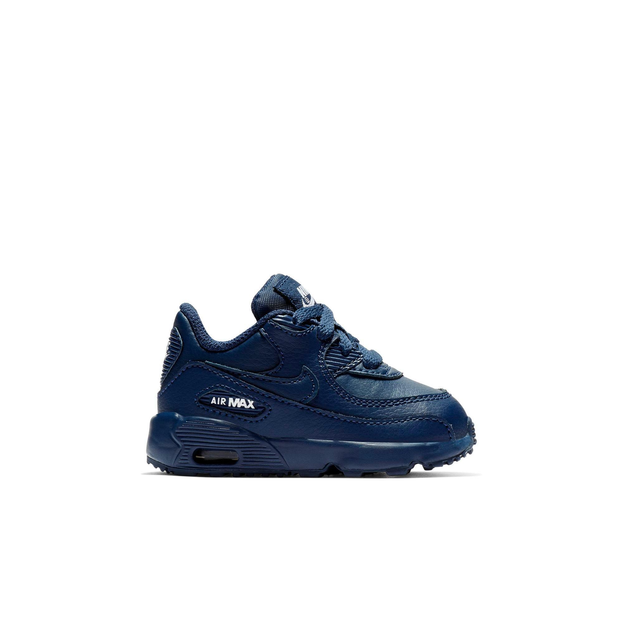 navy blue nike toddler shoes