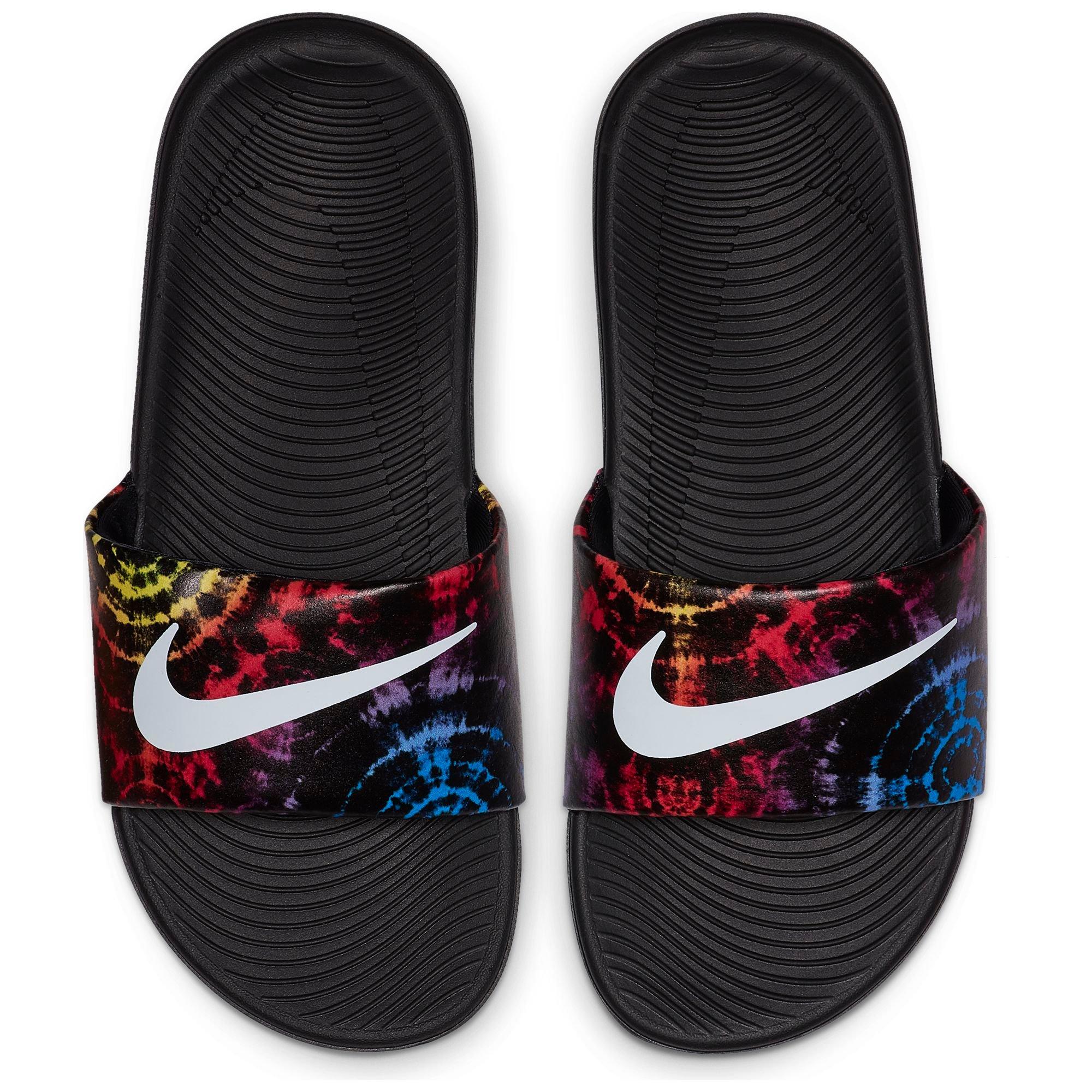 nike slides tie dye