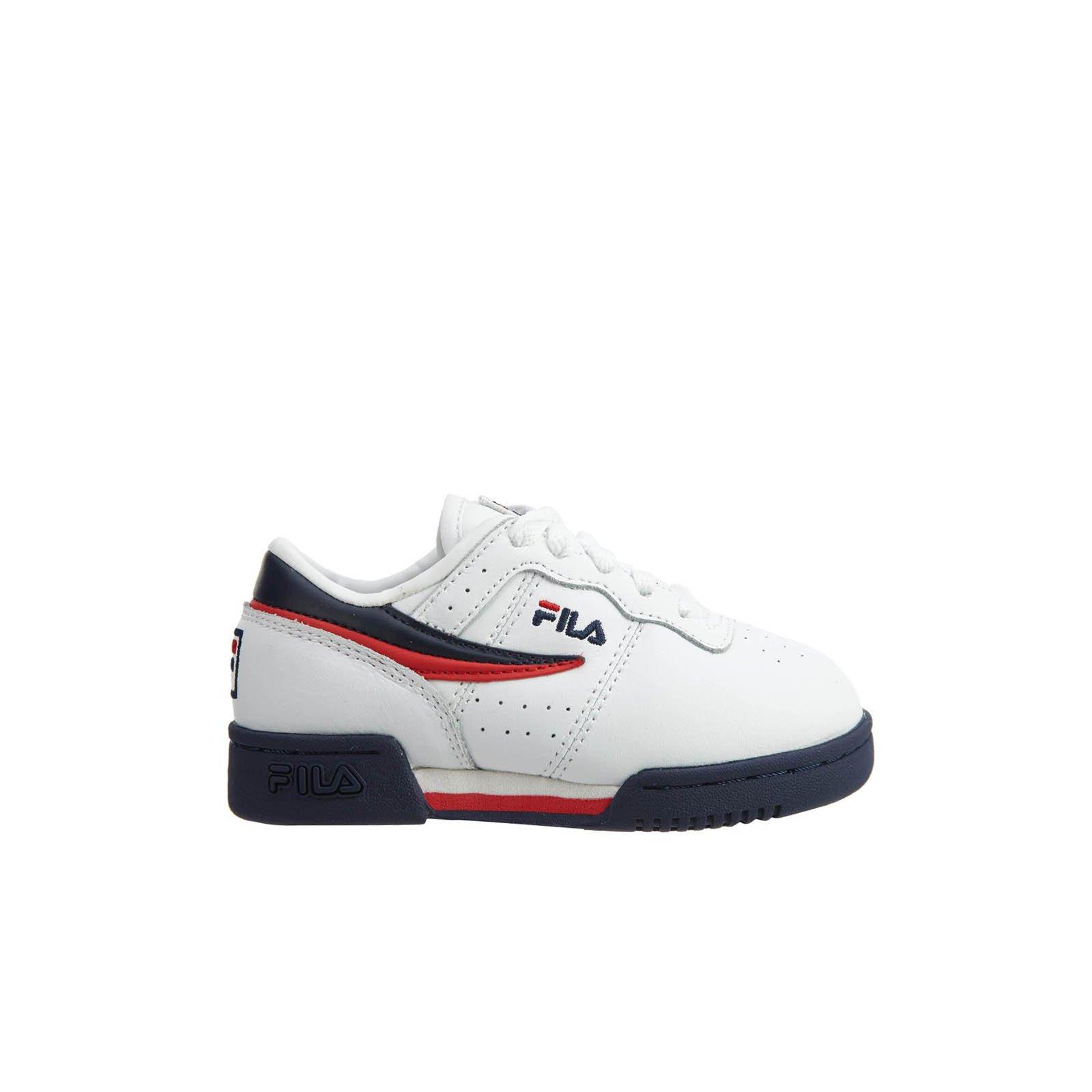 fila white and blue shoes