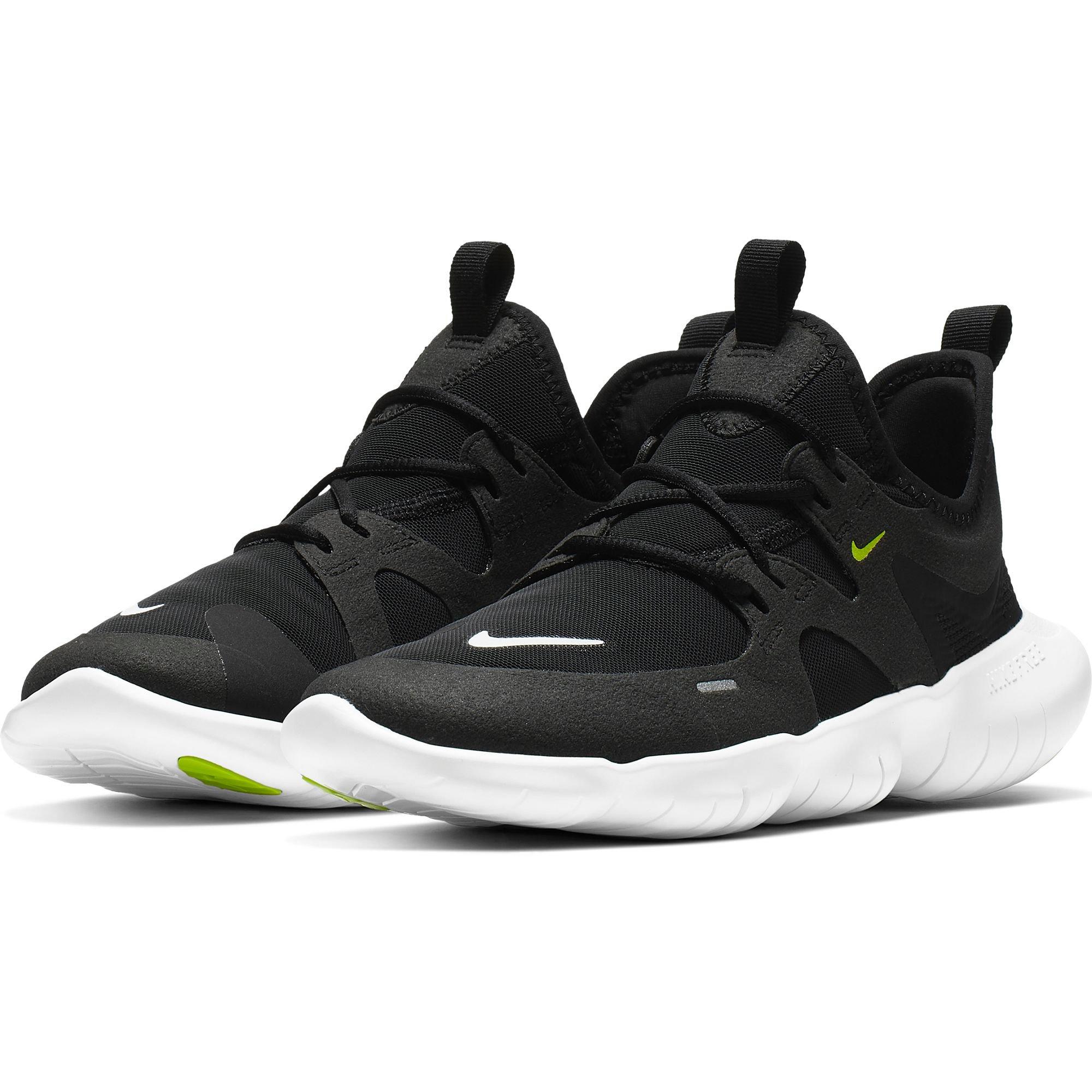 Nike Free Rn 5 0 Black White Grade School Kids Running Shoe Hibbett City Gear