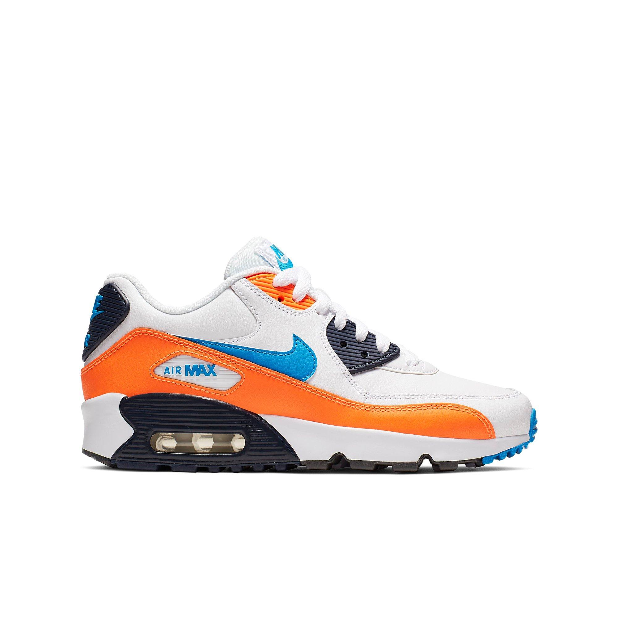 nike air max orange blue white