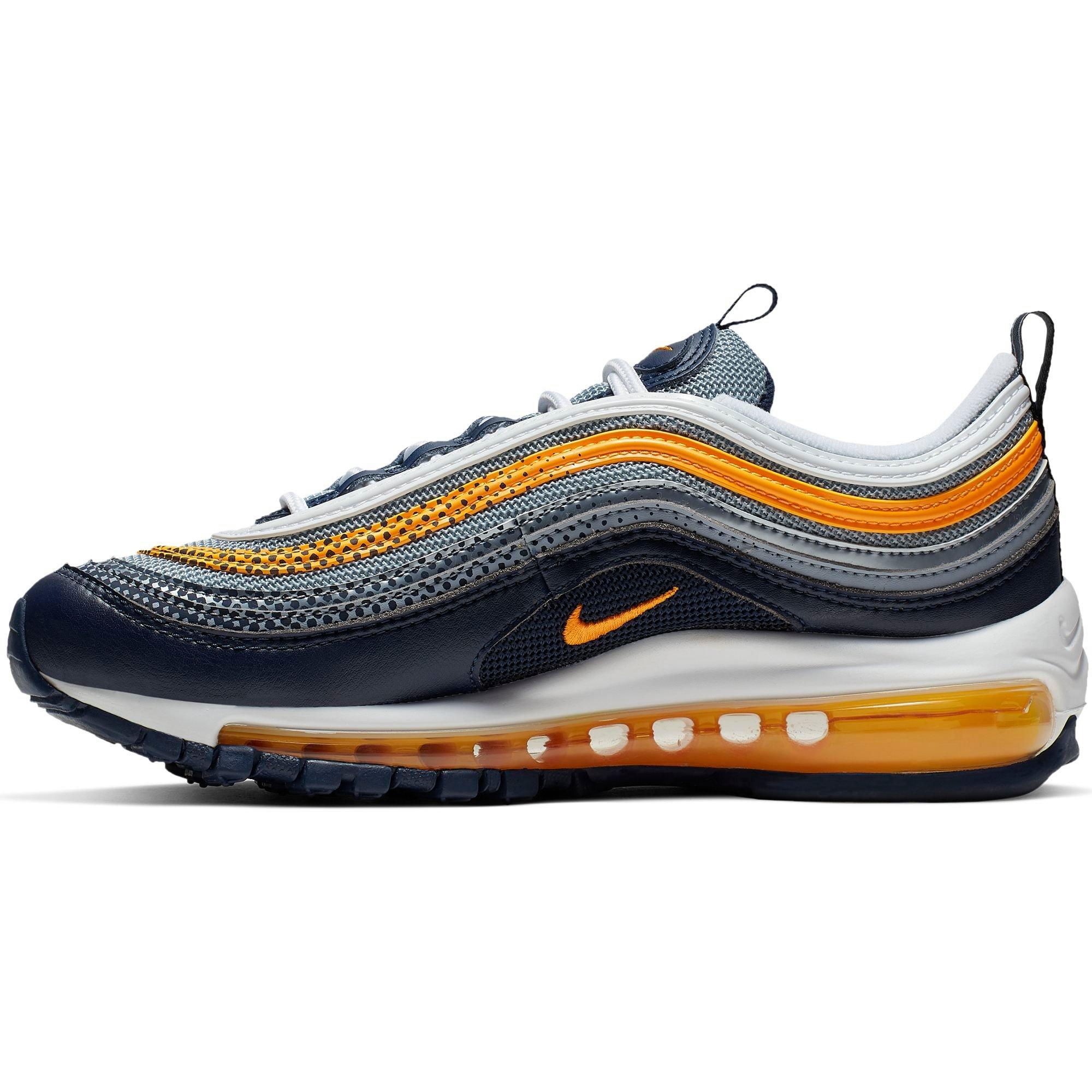 navy and orange air max