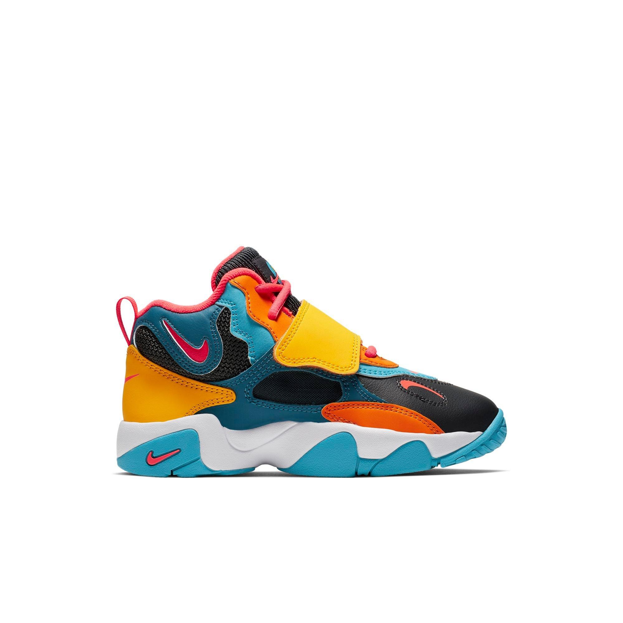 nike teal and orange shoes