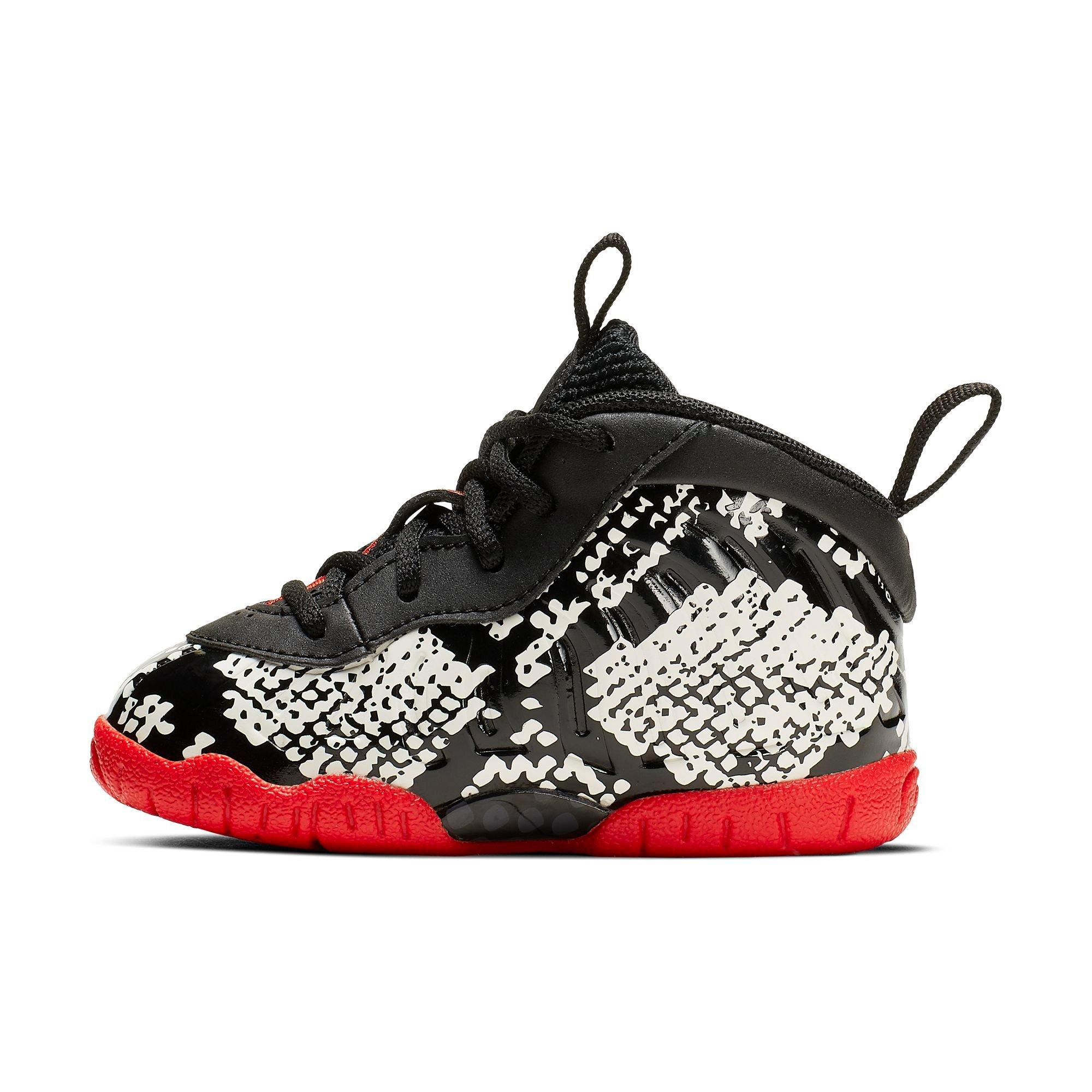 Nike Air Foamposite One Halloween Black White Total Orange