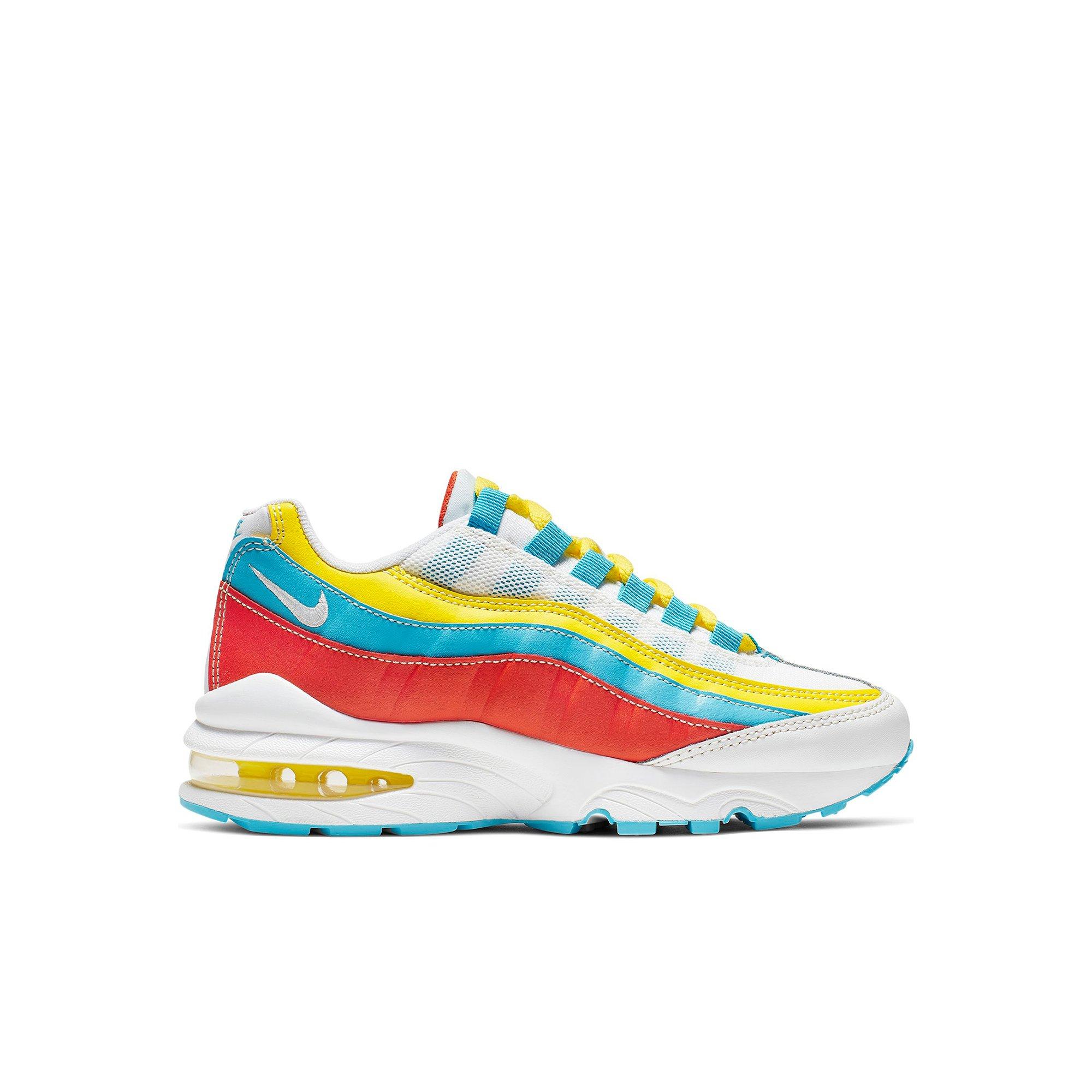 air max 95 white and yellow