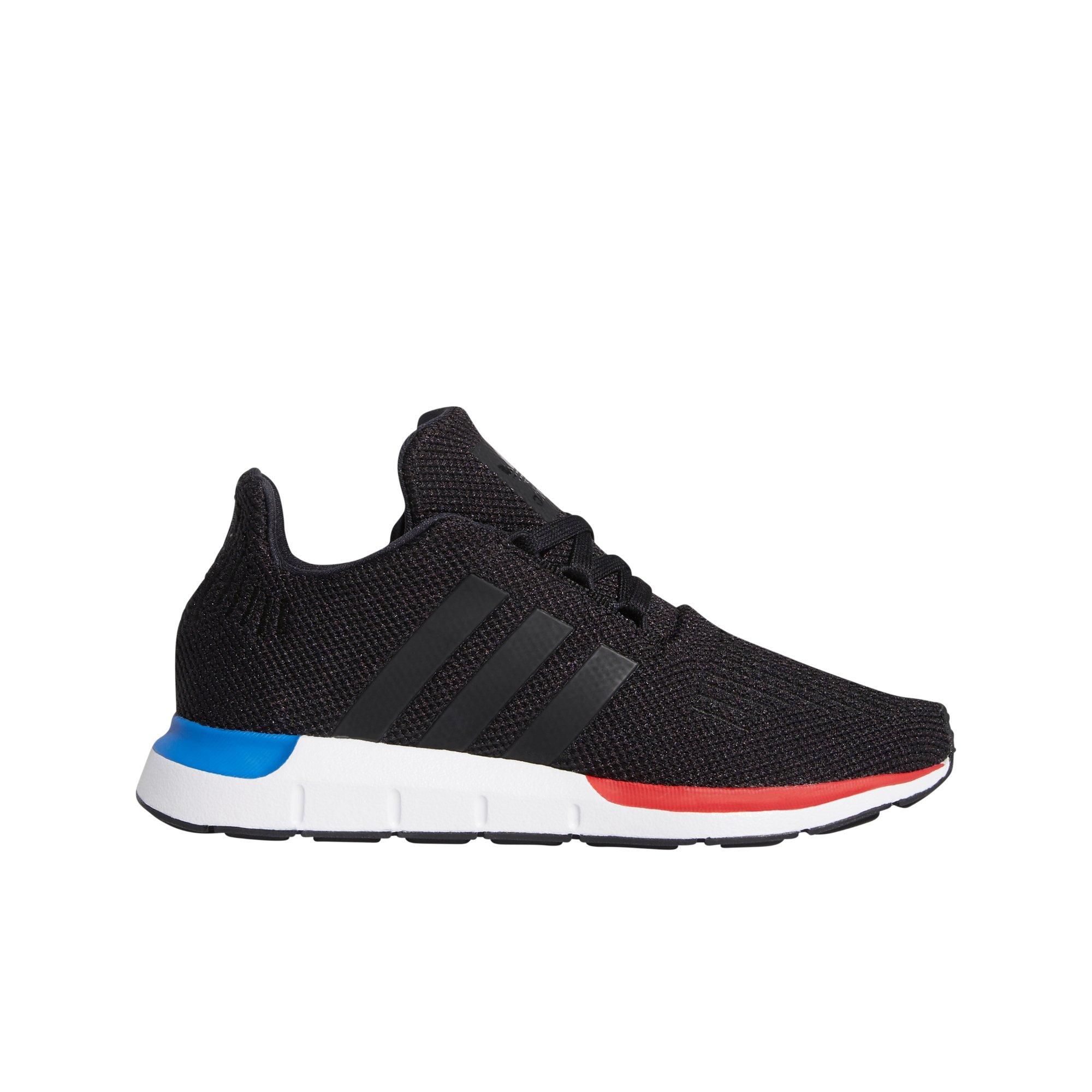 adidas blue black shoes