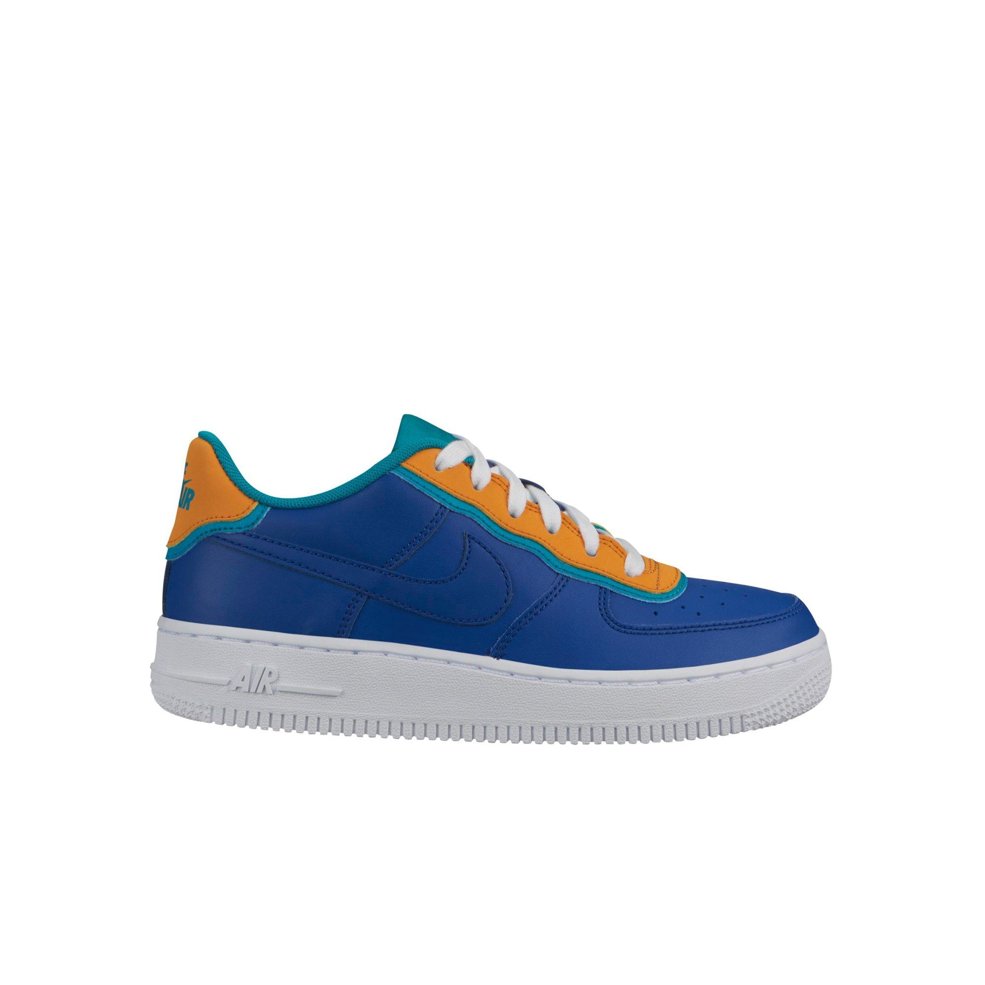 air force 1 blue and gold