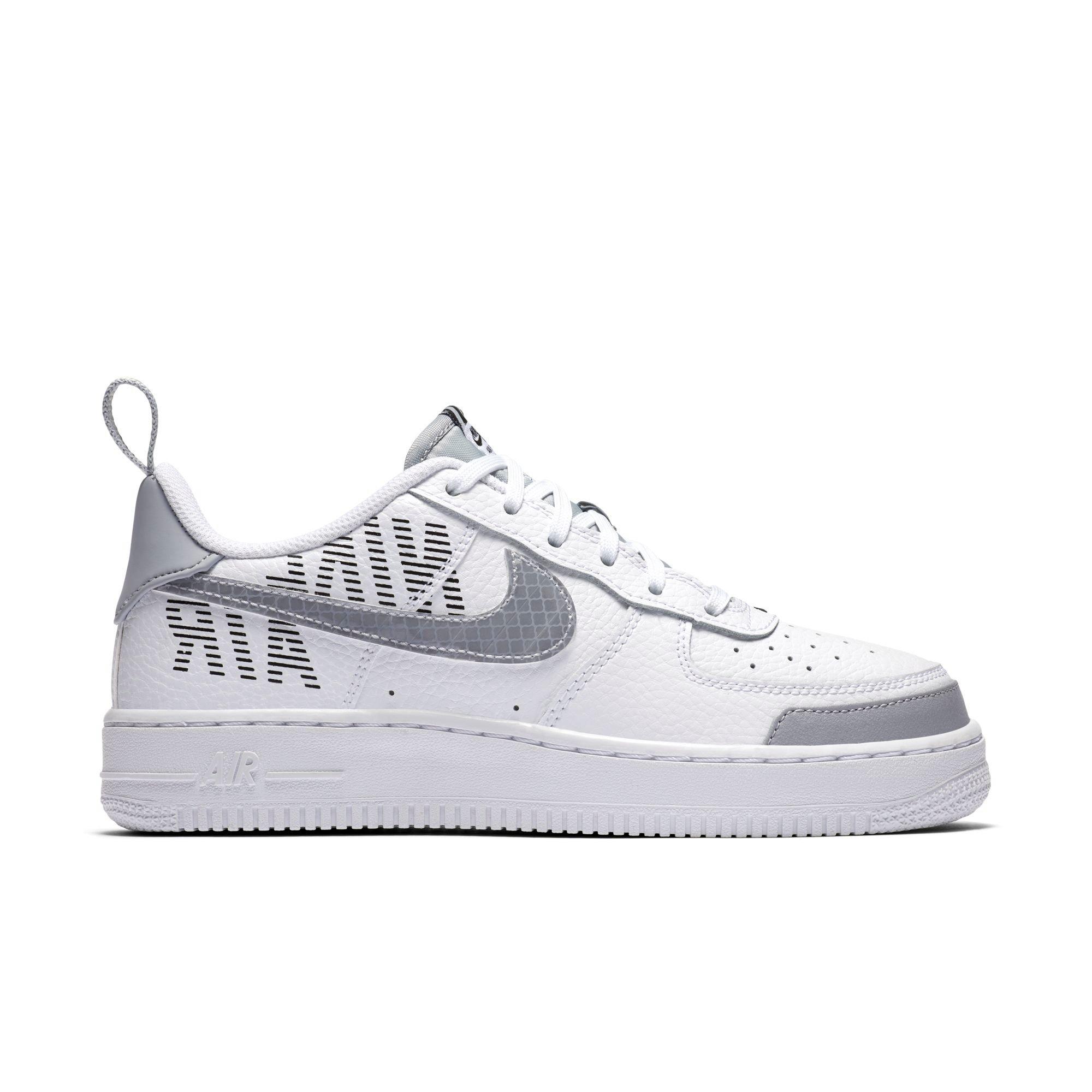 grey nike forces