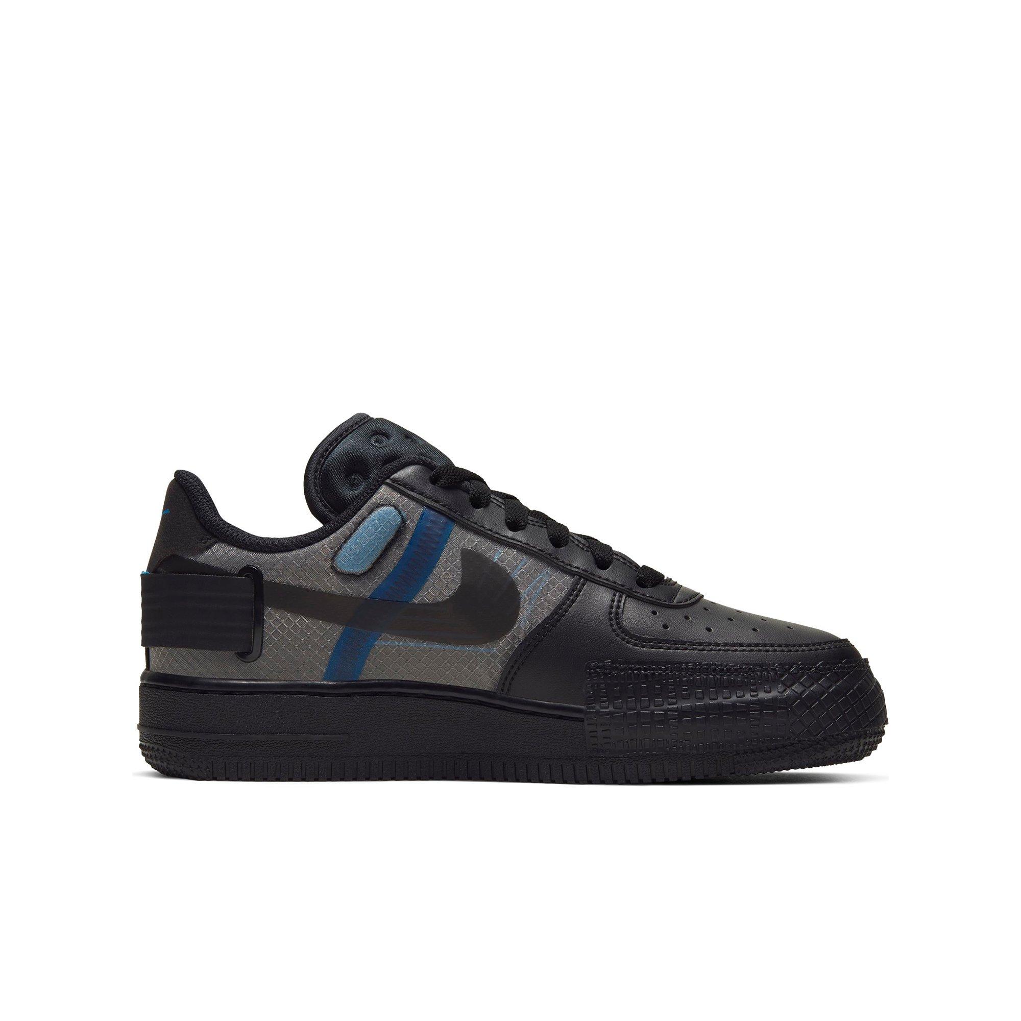 nike air force 1 microbranding black