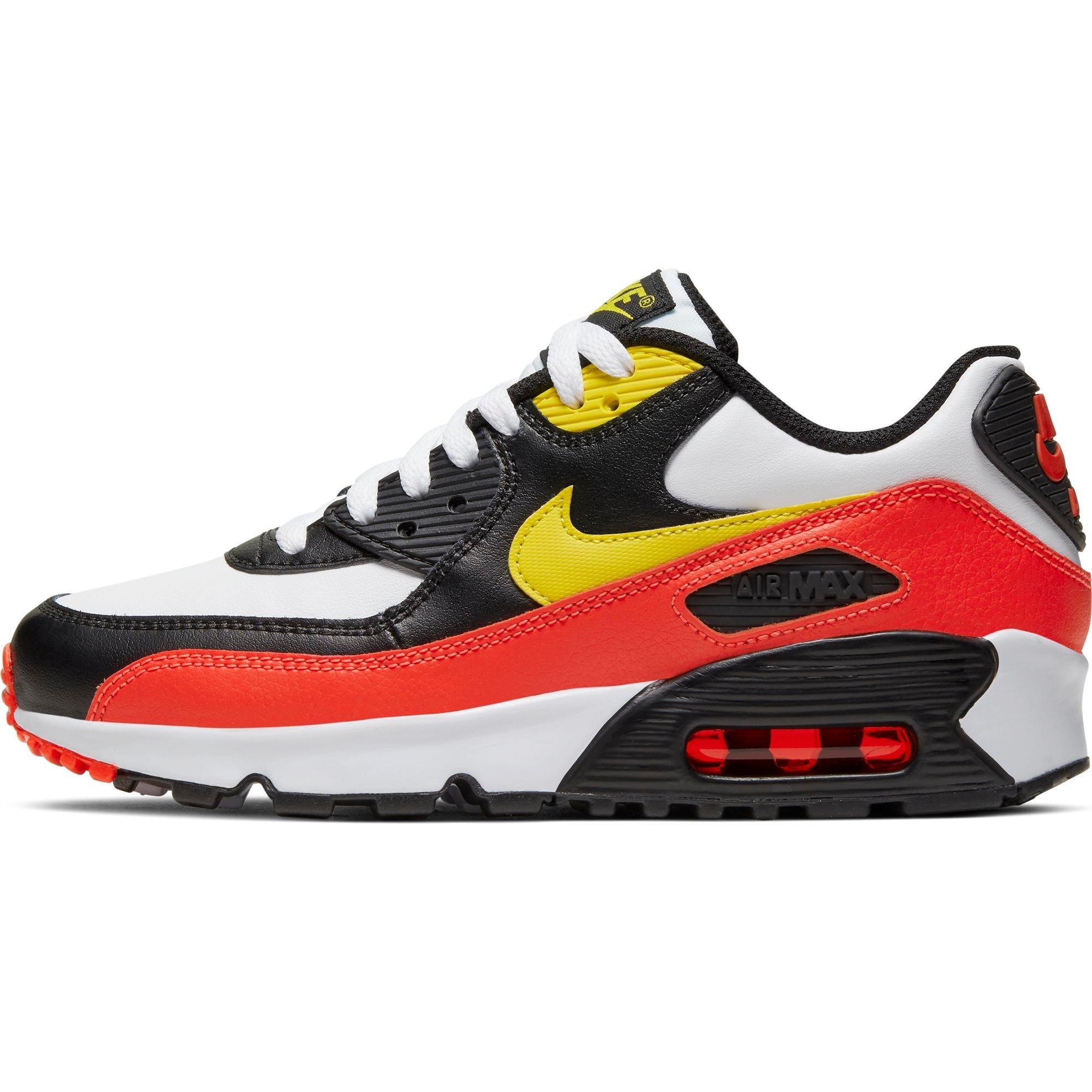 red black and yellow nike air max