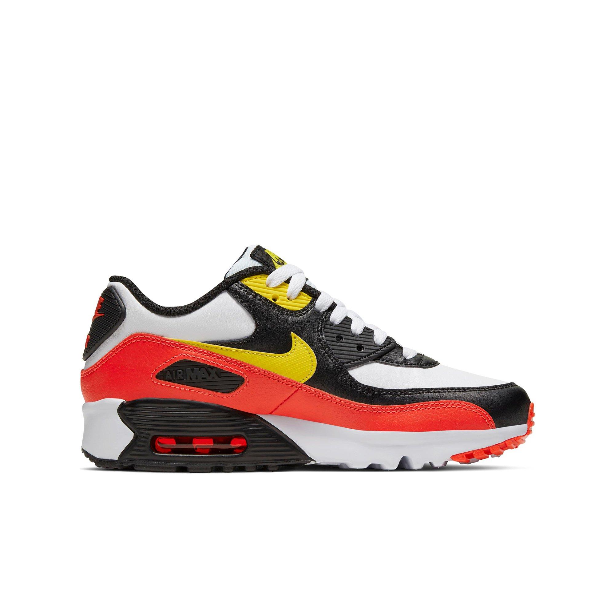 red and yellow air max