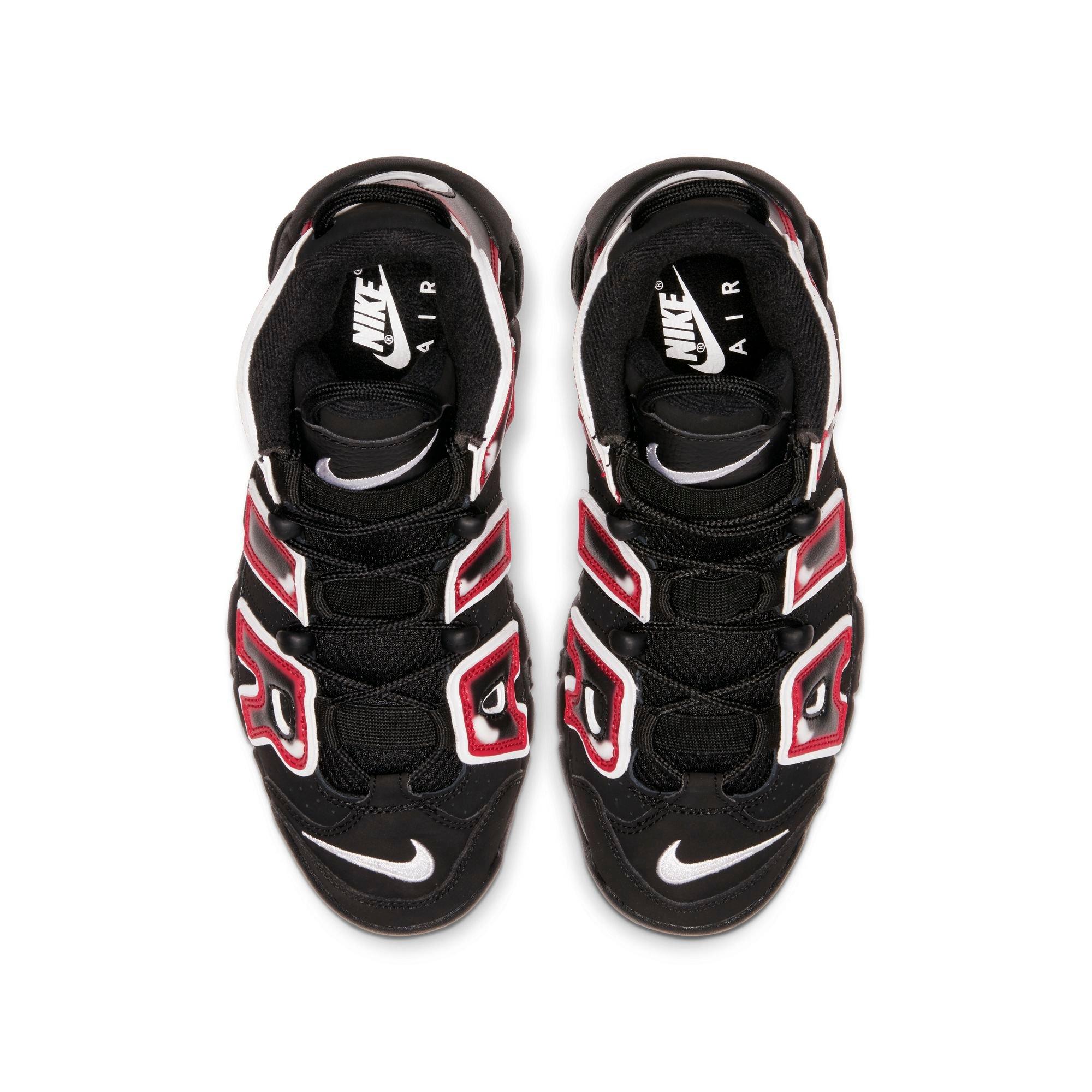 air uptempo black grey white