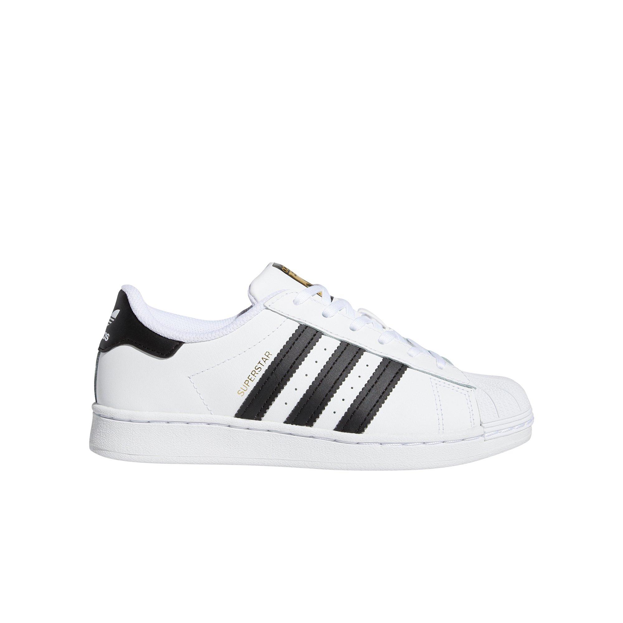 all white adidas superstar preschool