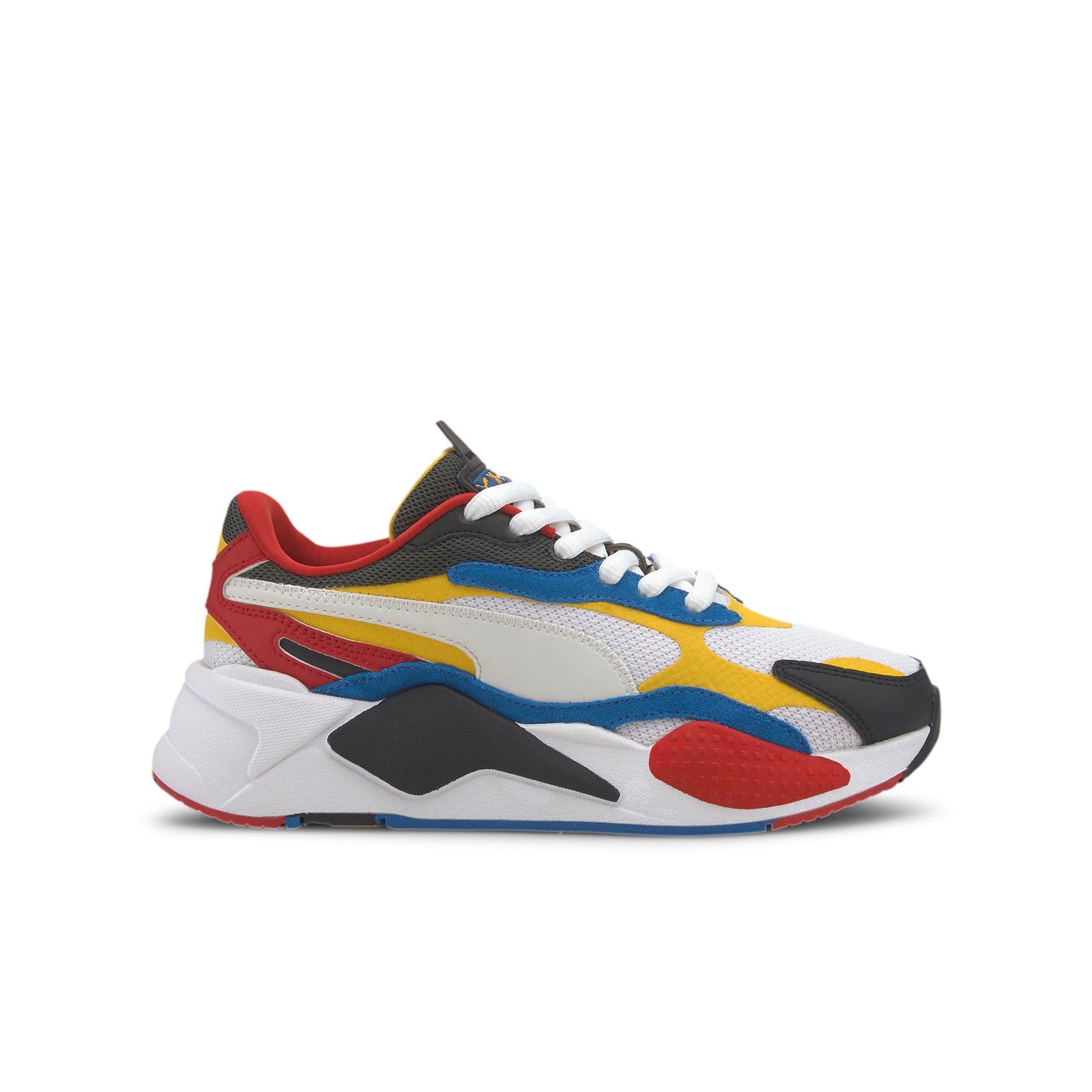 puma blue and yellow shoes