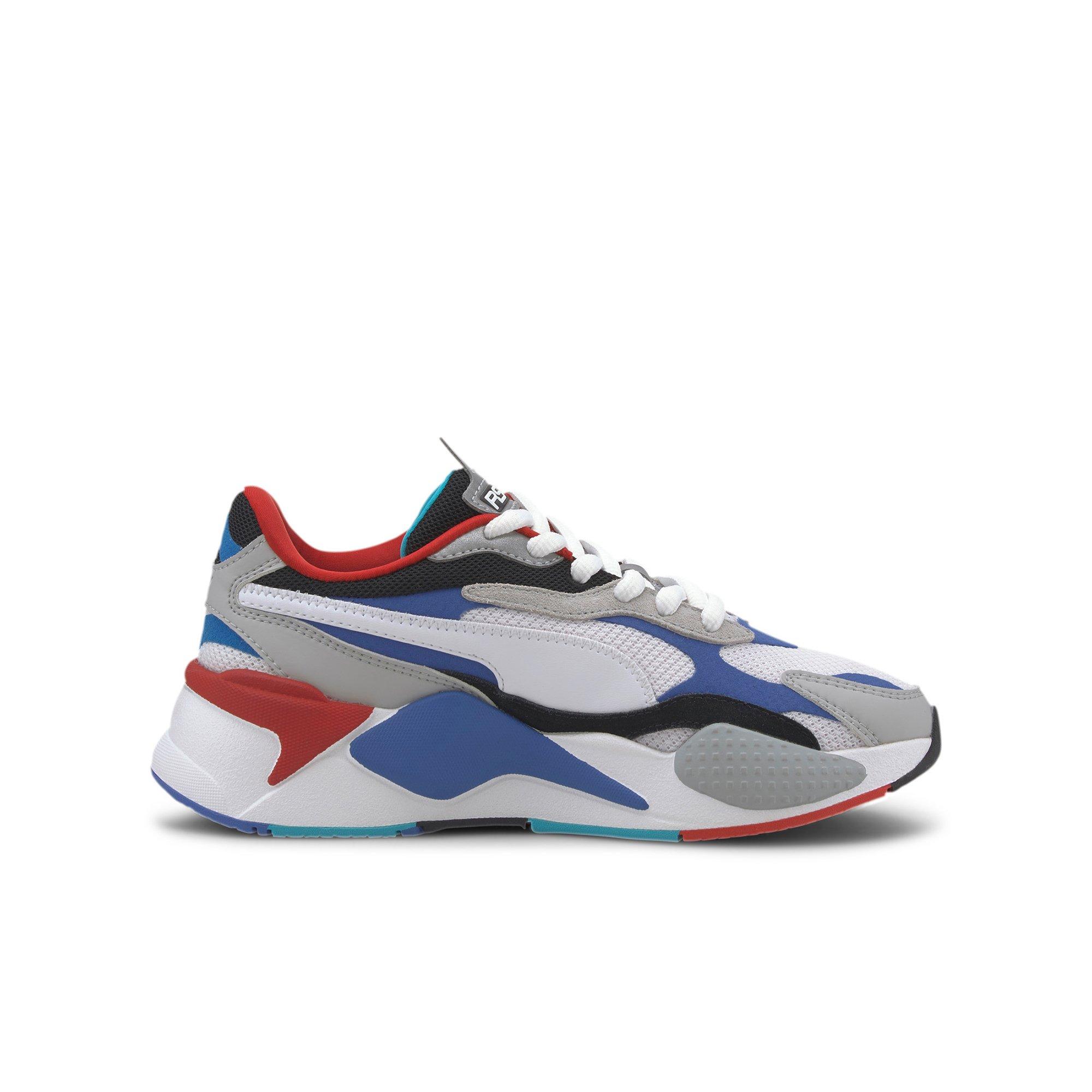 puma red and blue shoes