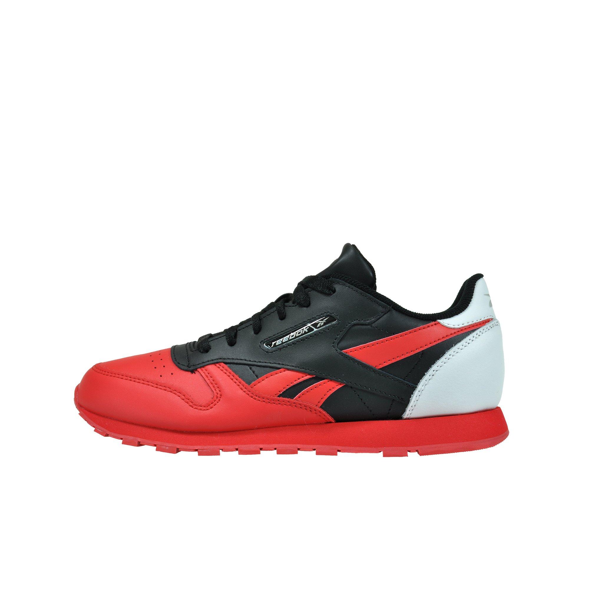 reebok classic black and red