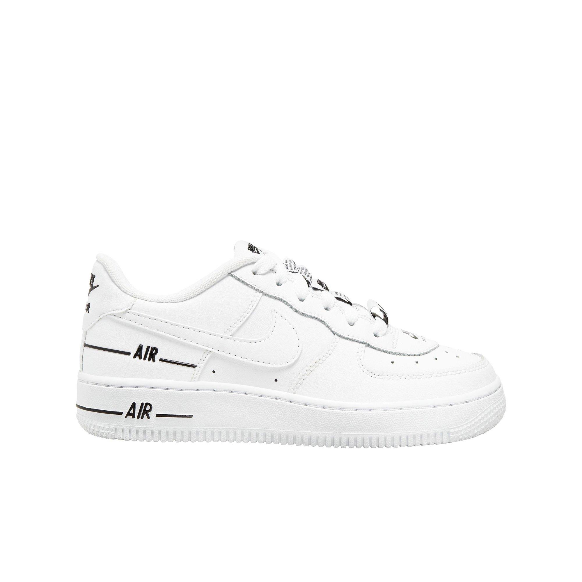 white nike air force 1 grade school