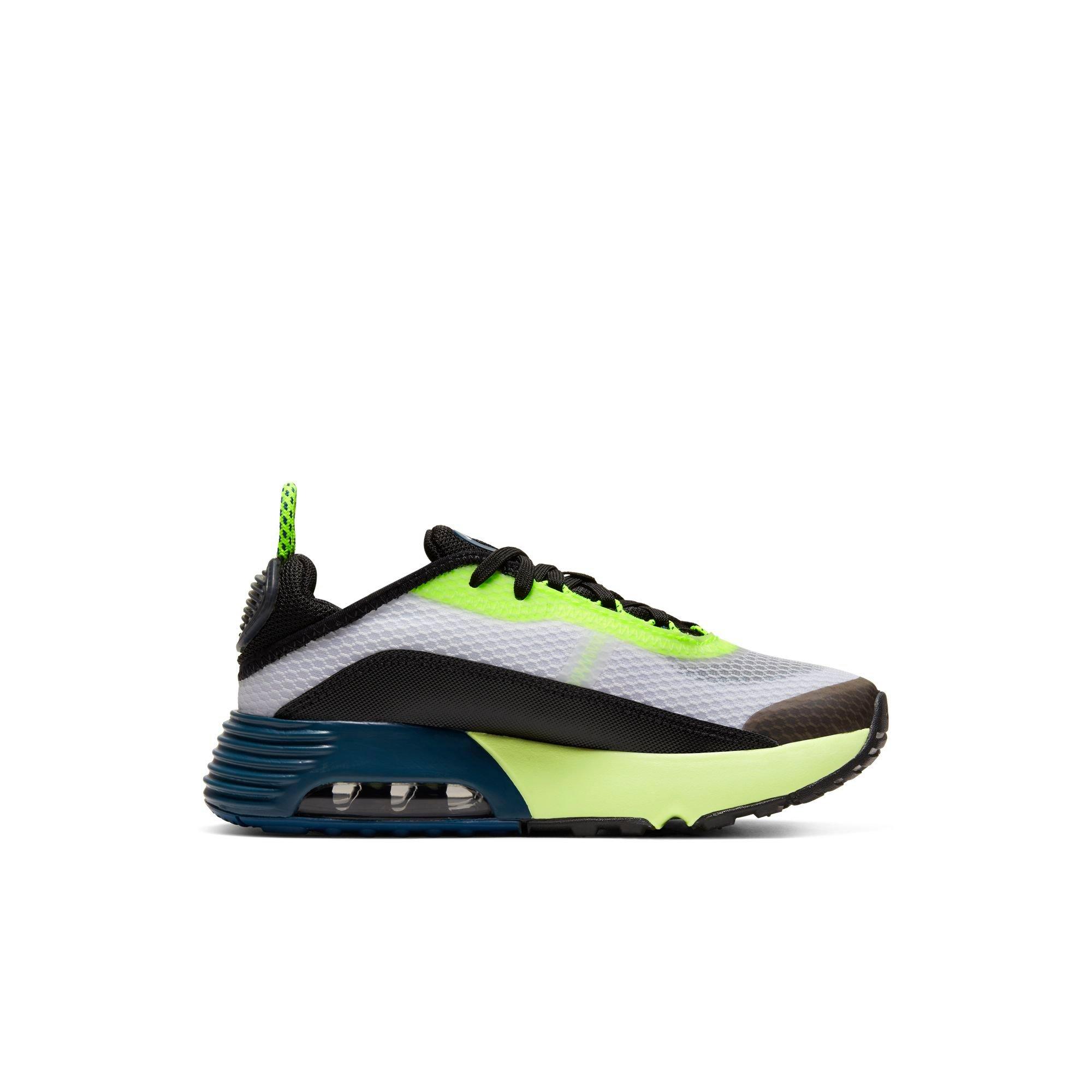 hibbett preschool nike air max thea shoes size 13 black with pink swoosh