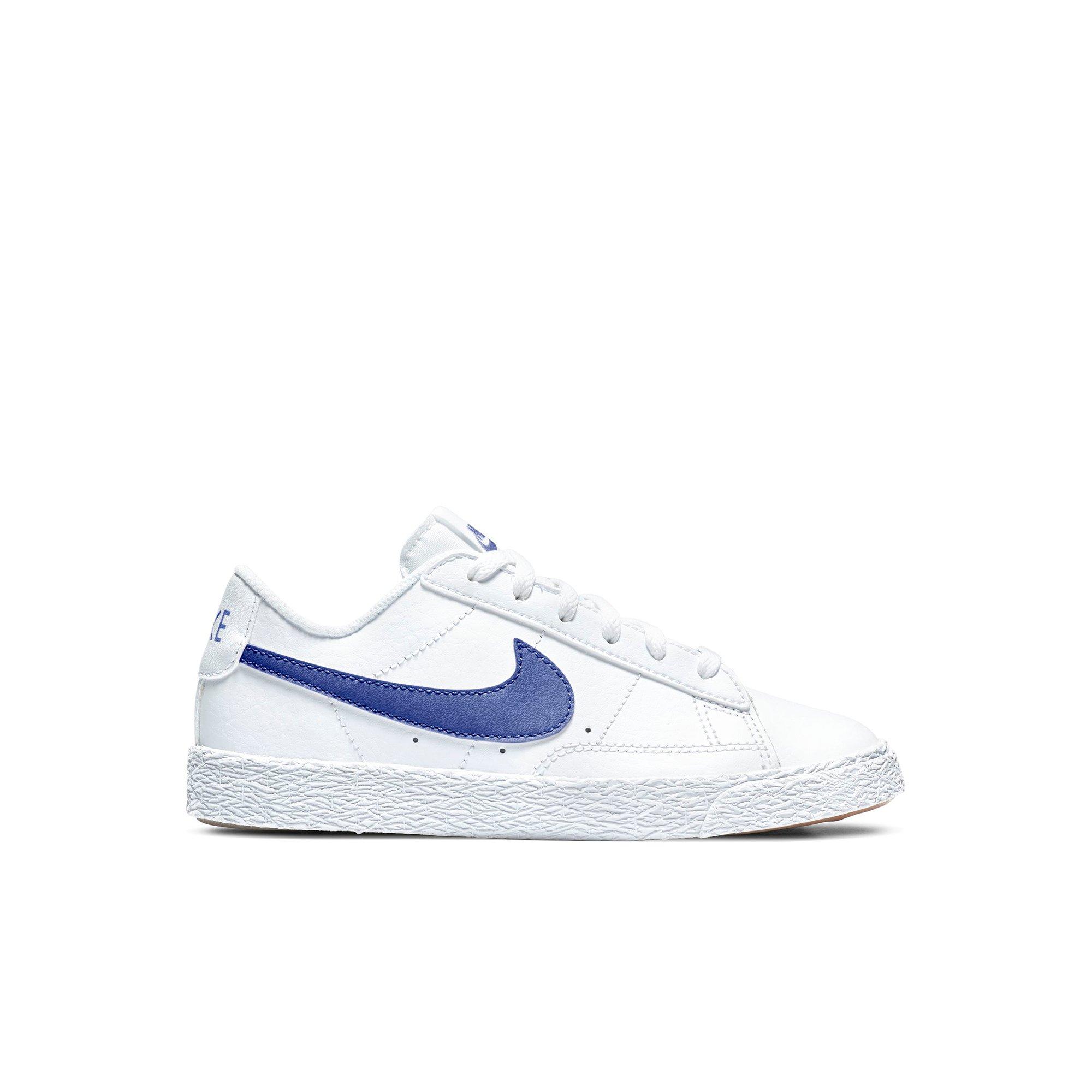 Nike Blazer Low White Astronomy Blue Preschool Boys Shoe Hibbett City Gear