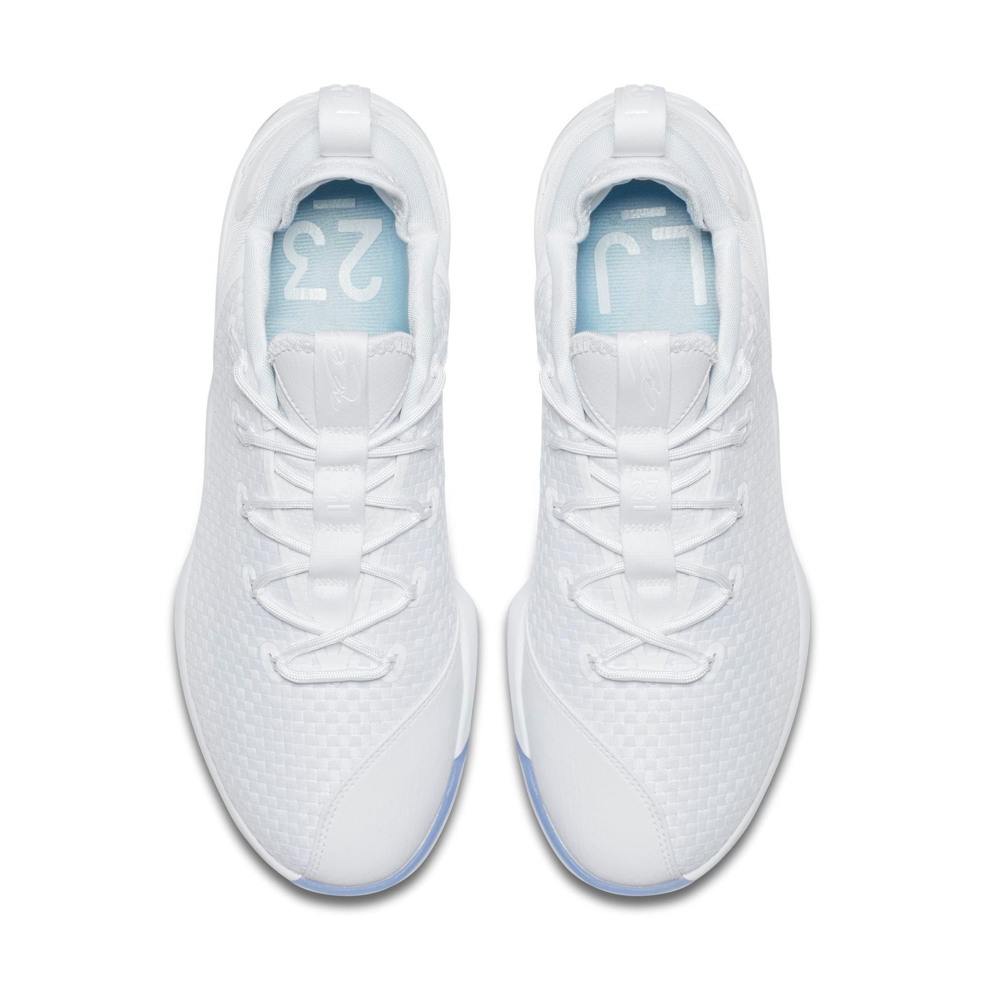 lebron xiv low white