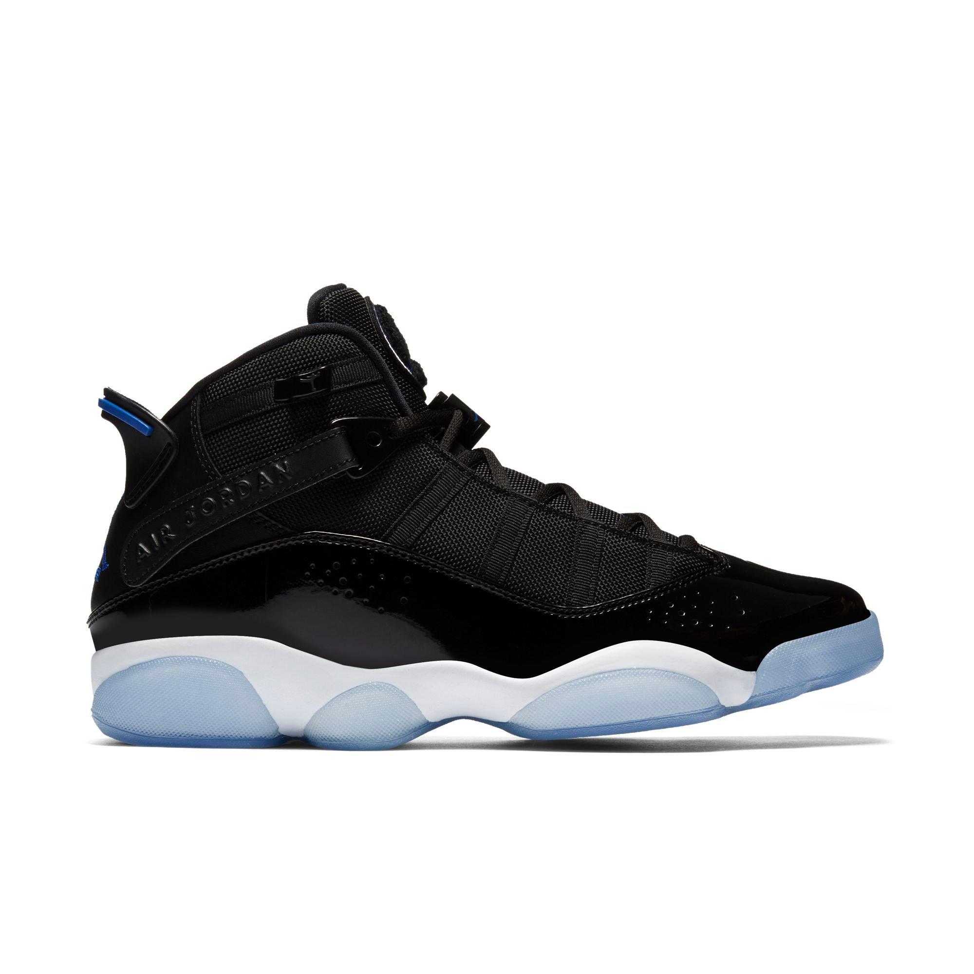 jordan six rings blue and black